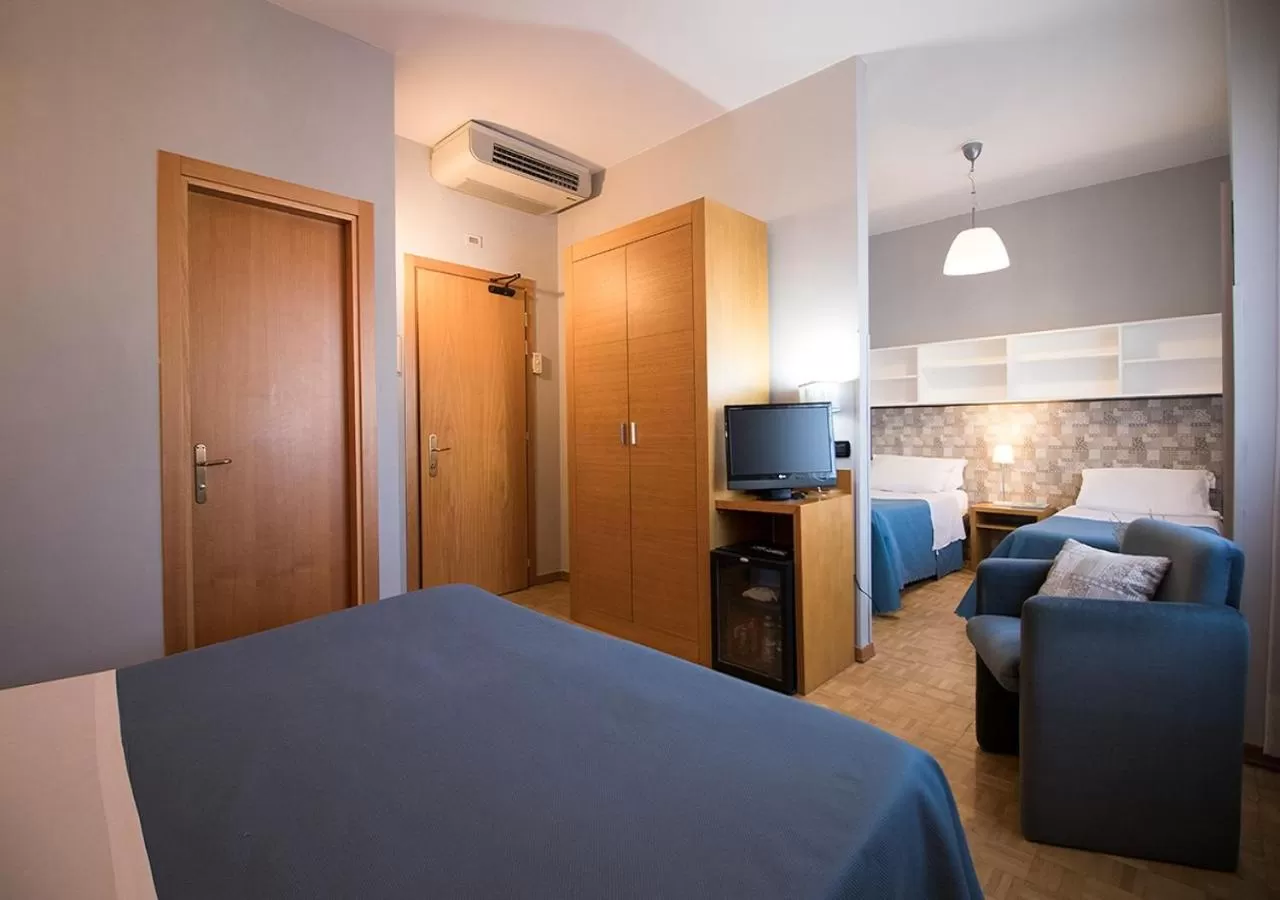 Bed in Hotel Clarici