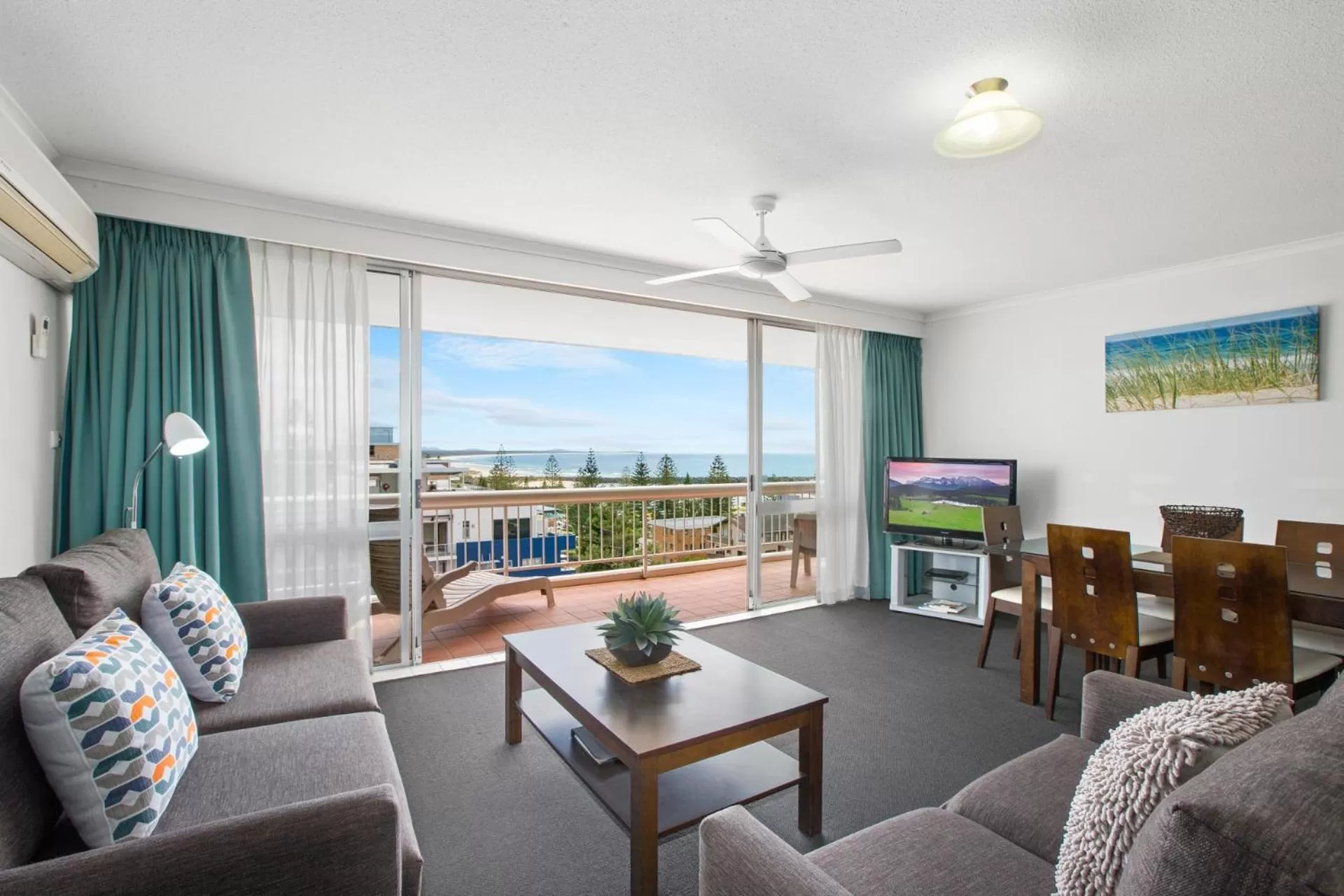 Living room in Port Pacific Resort