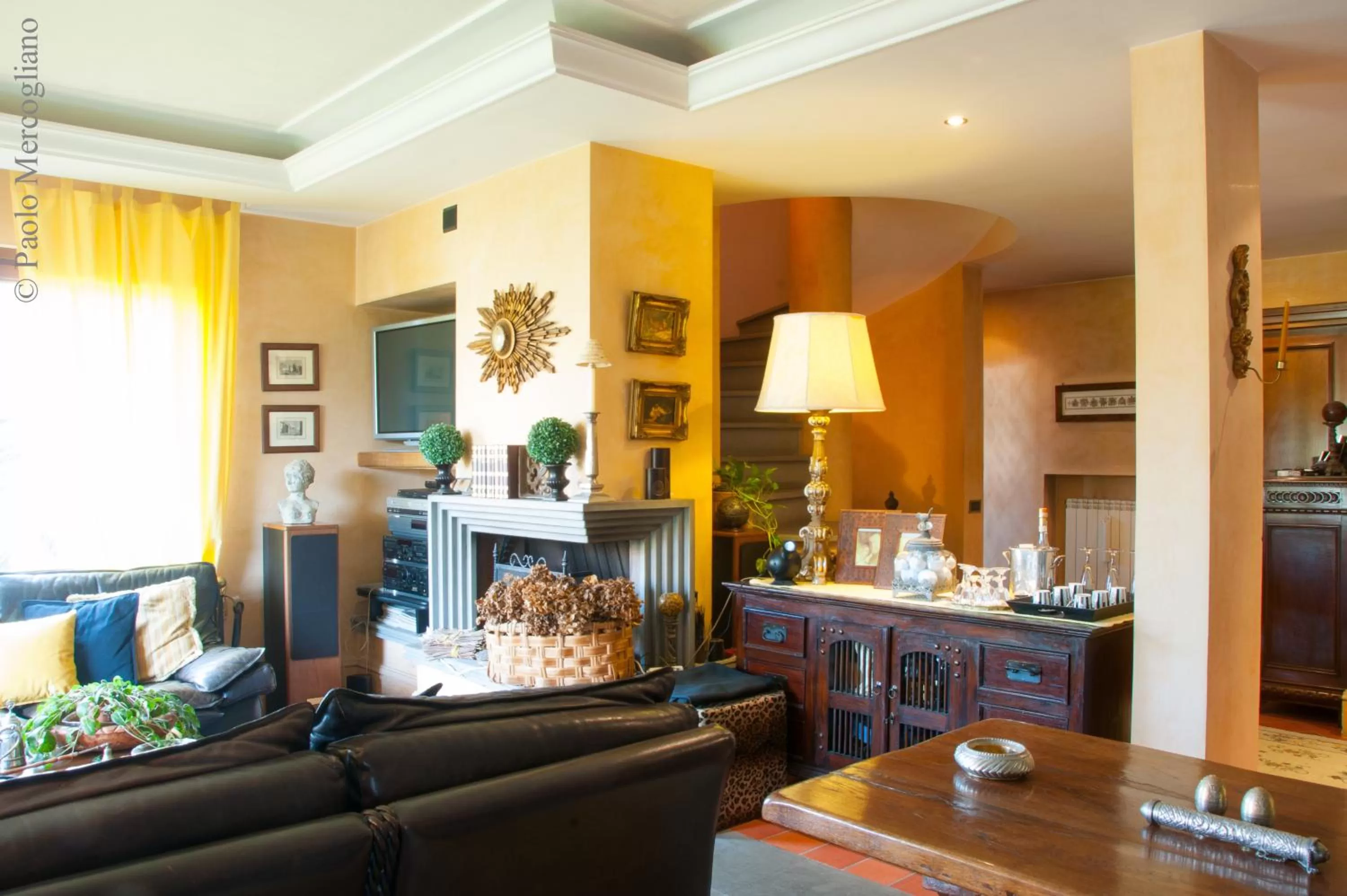 Communal lounge/ TV room in B&B Le Lanterne