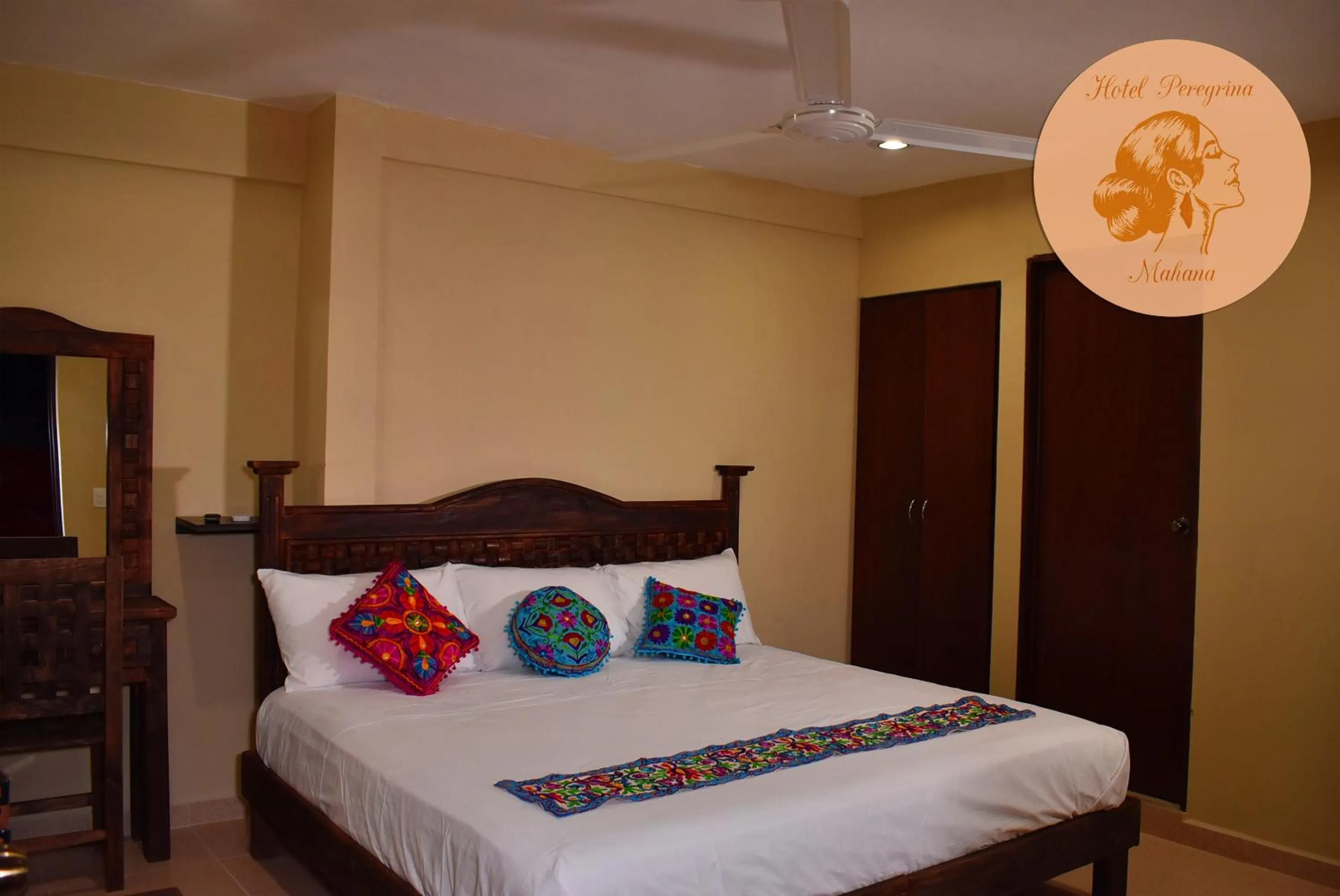 Bed in Hotel Peregrina