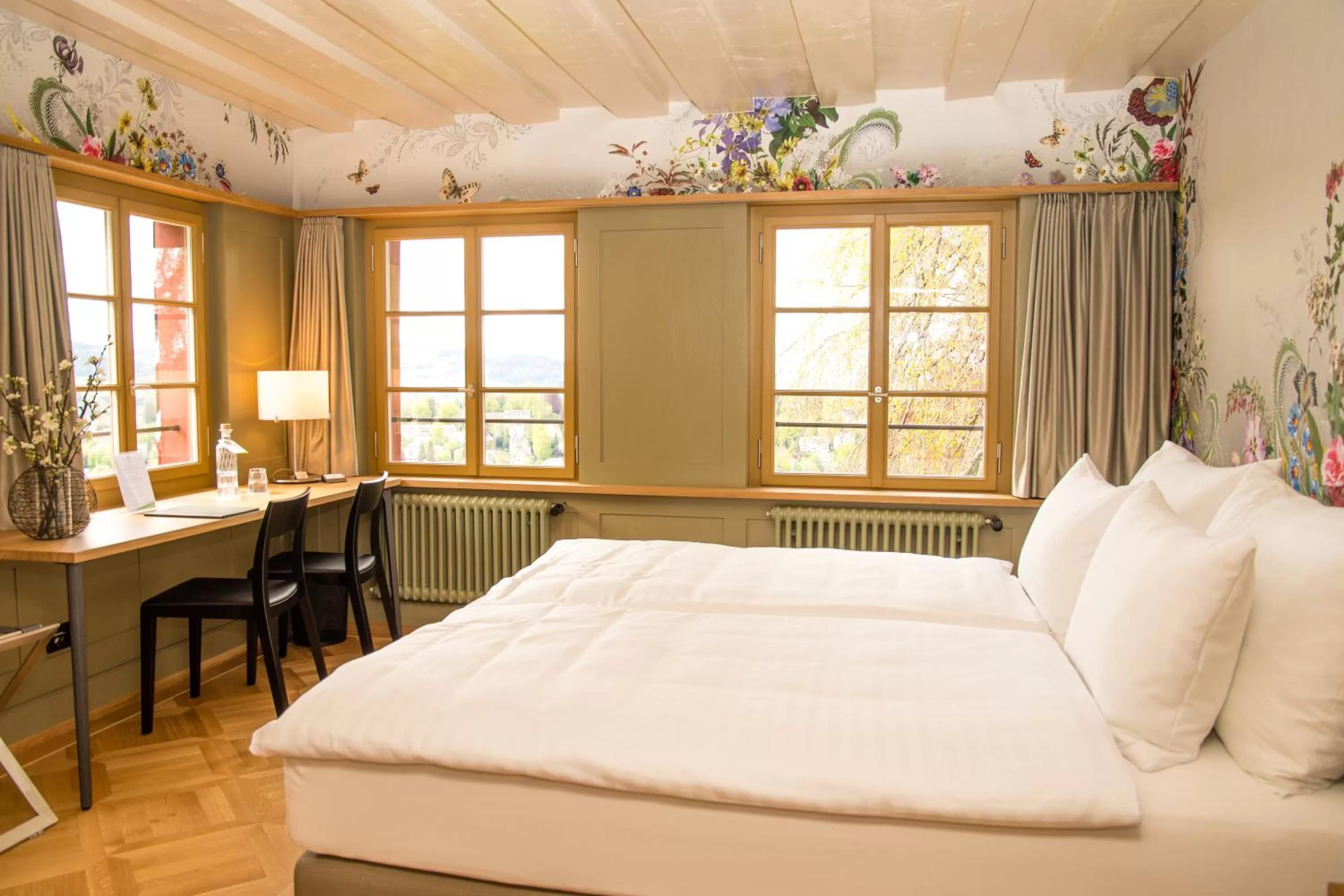 Photo of the whole room, Bed in Hotel Restaurant Falkenburg