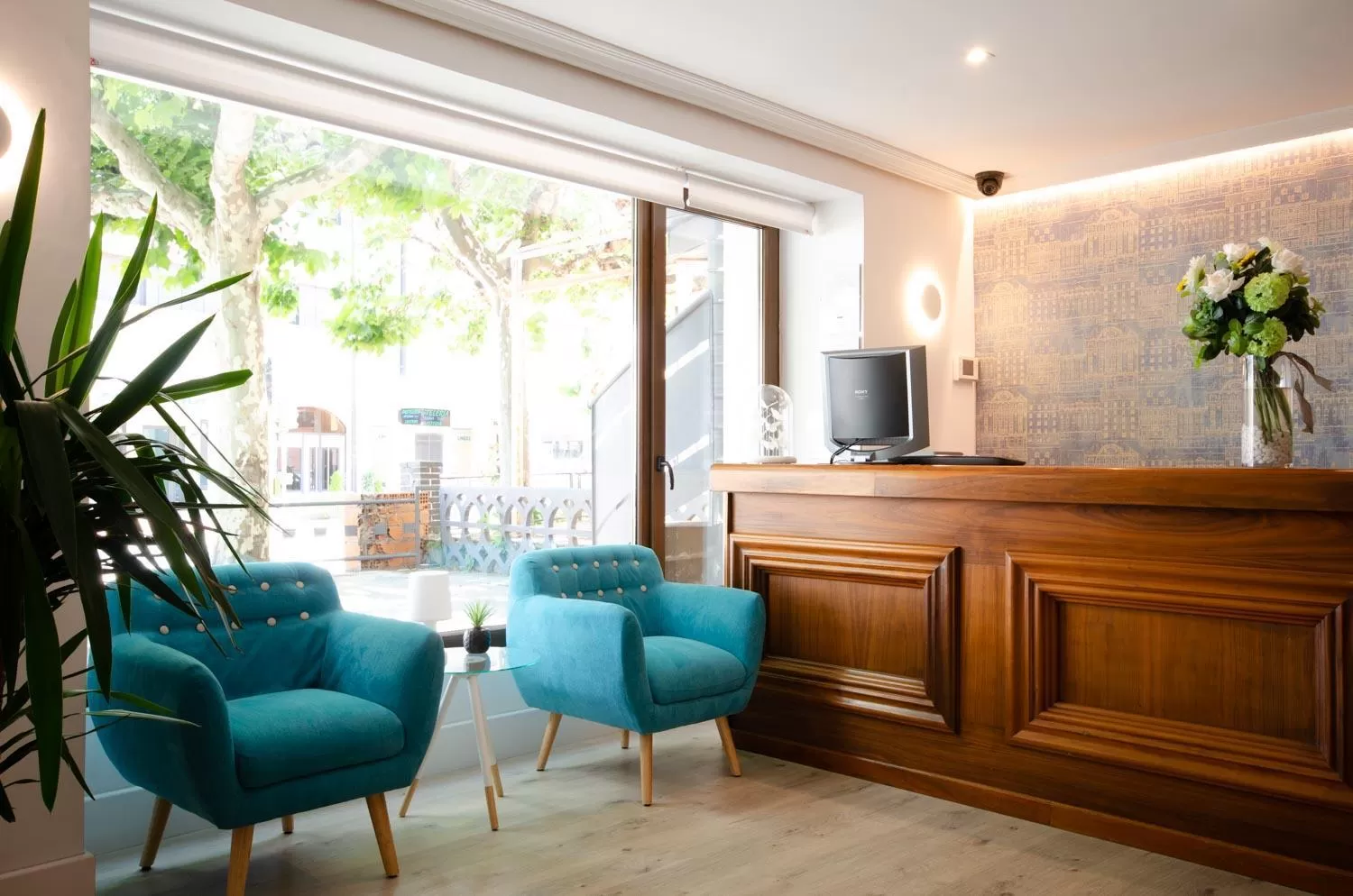 Lobby or reception in Hotel Puerta Ciudad Rodrigo