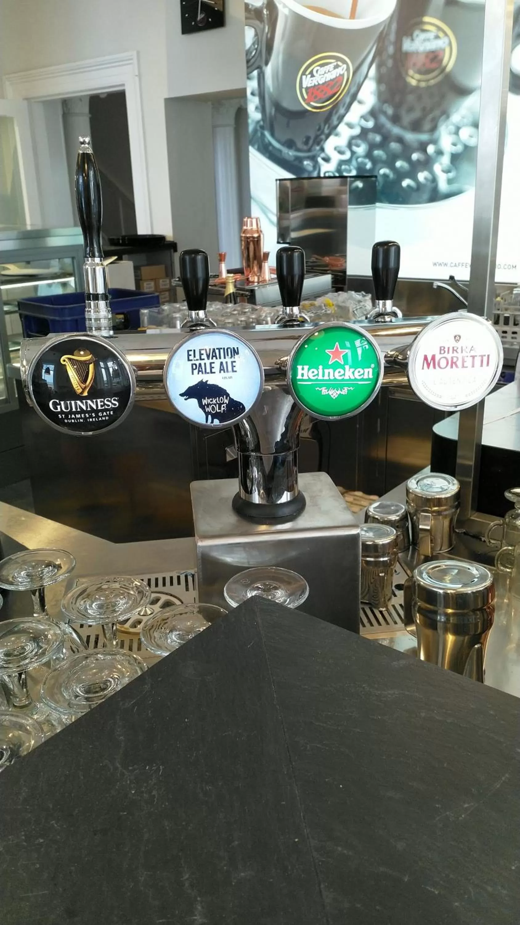 Lounge or bar in The Strand Hotel, the former residence of Oscar Wilde