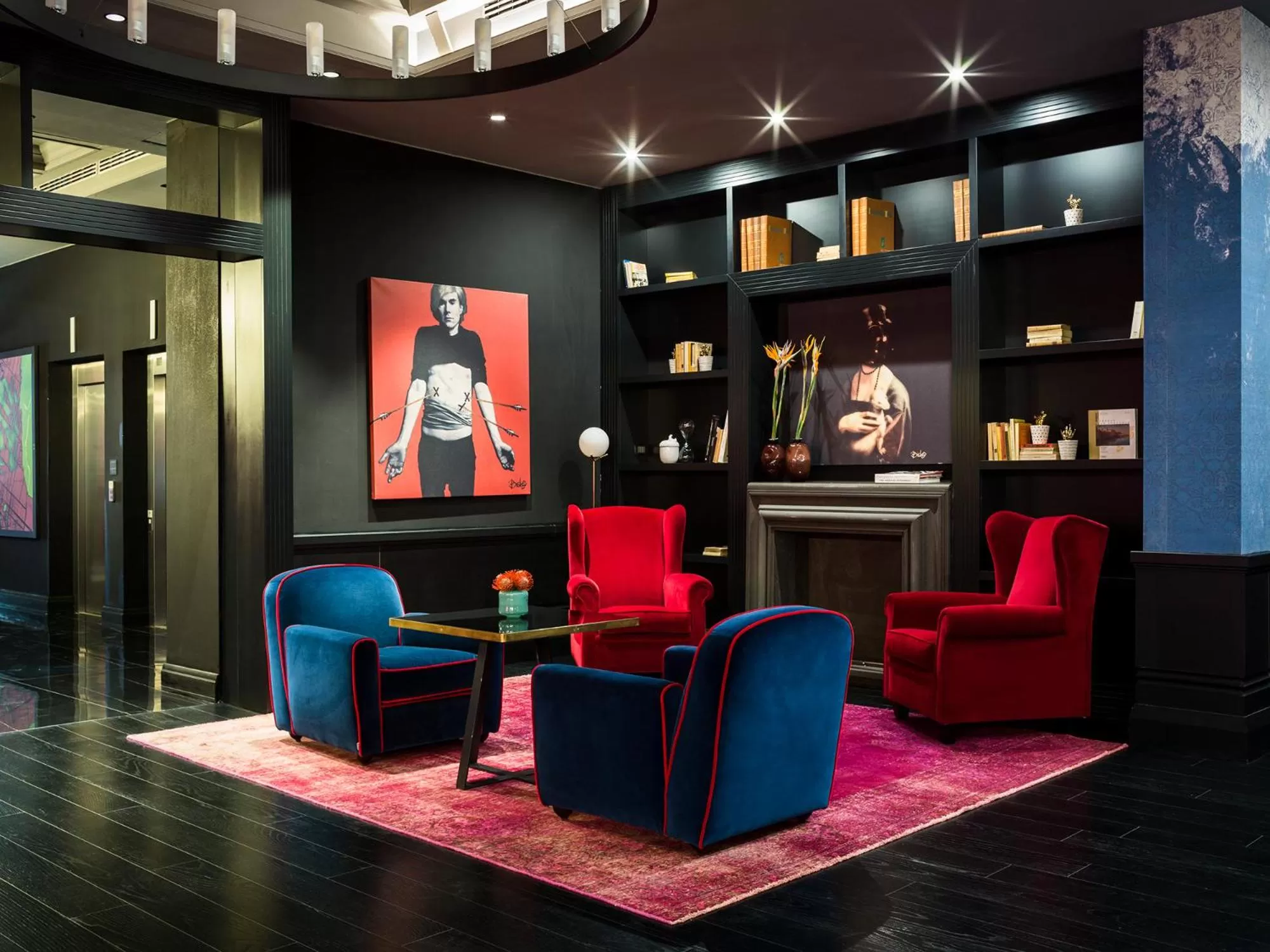 Library in Palazzo Cornalia