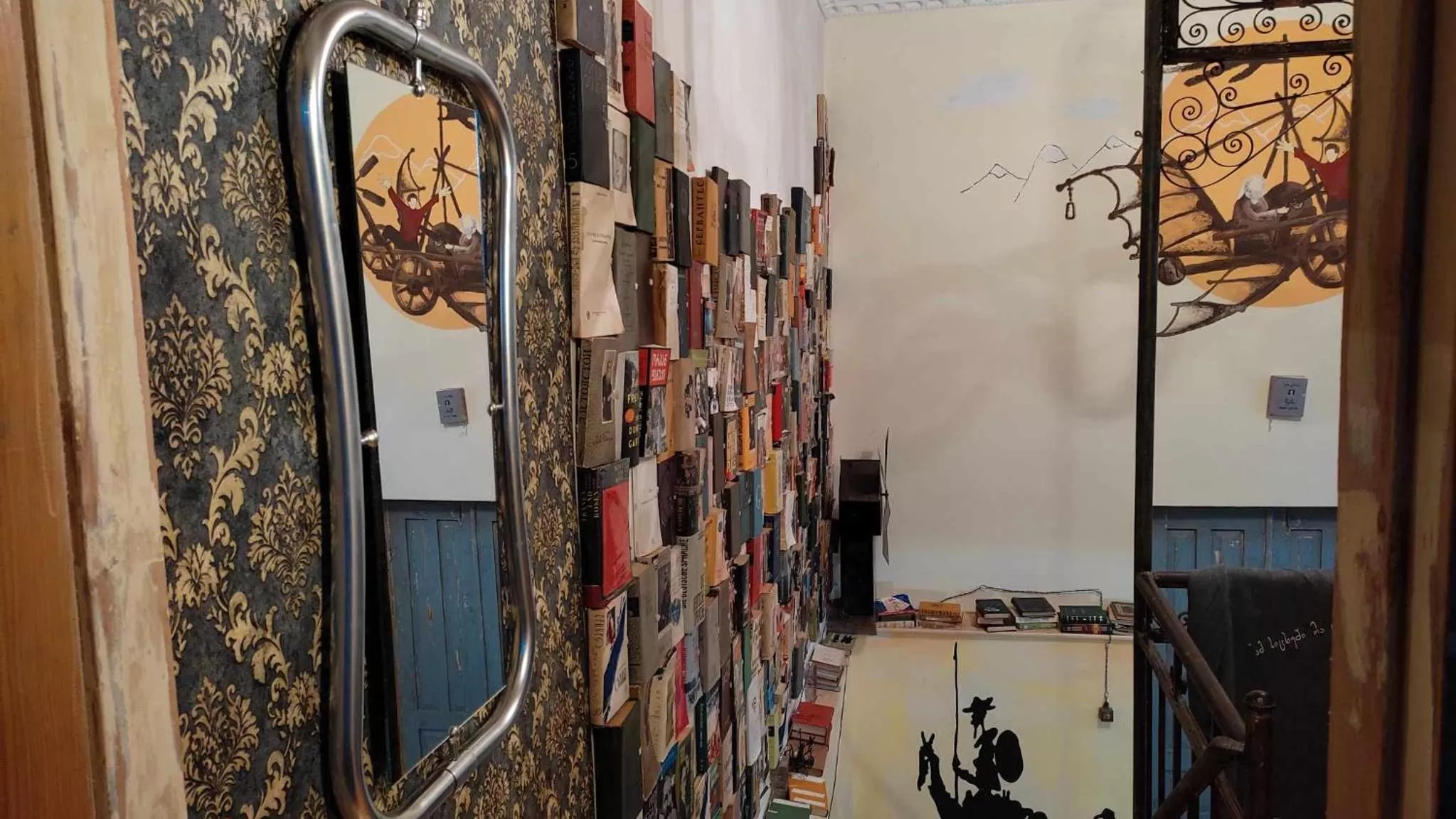 Decorative detail in Book Hotel