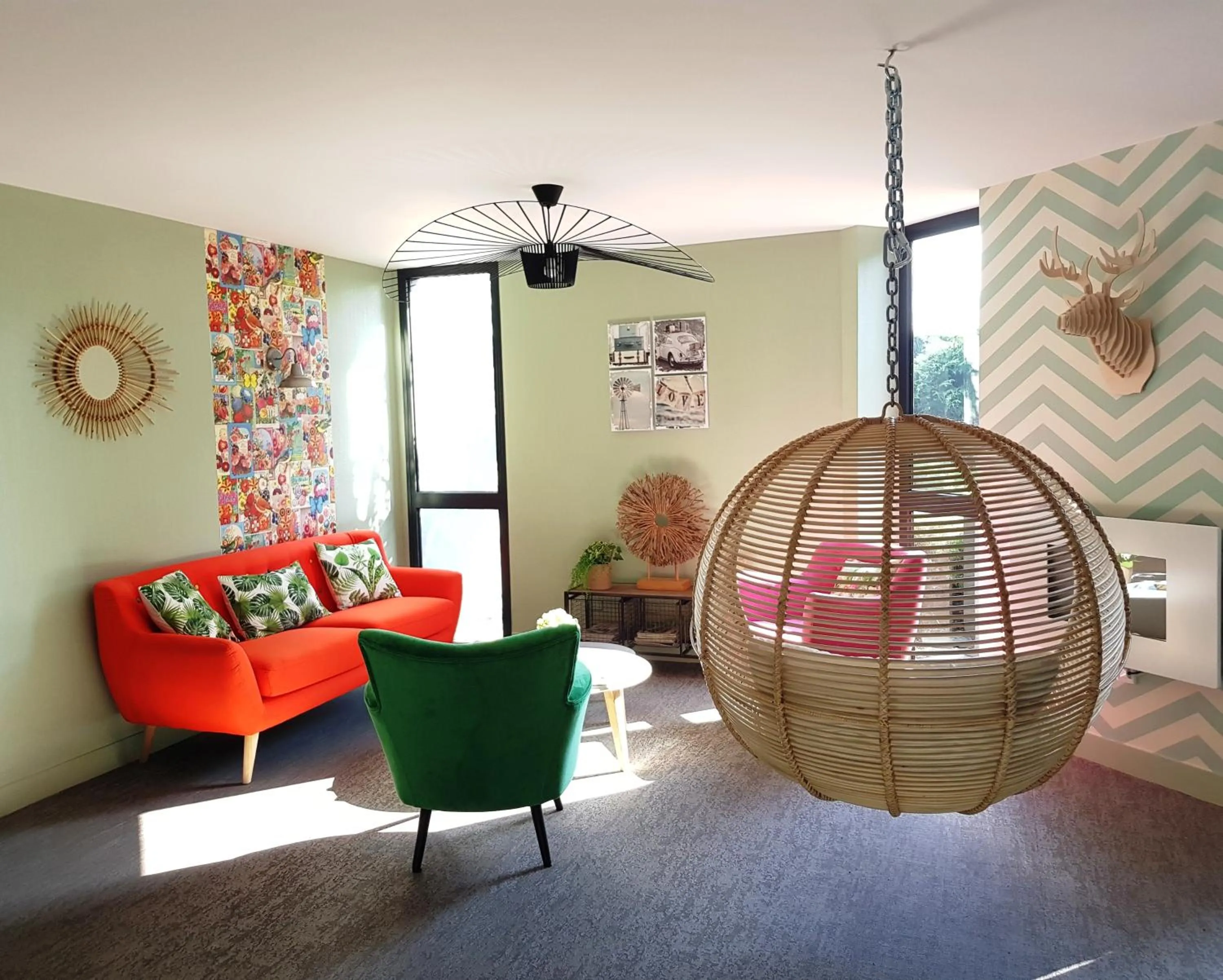 Lobby or reception in Logis Boutique Hotel Novalis