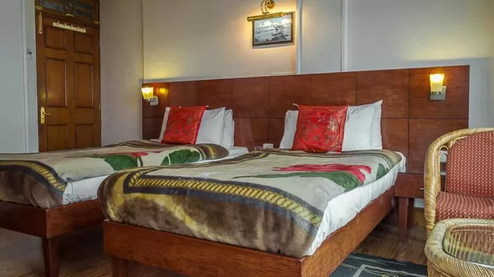 Bed in Hotel Shangrila Regency