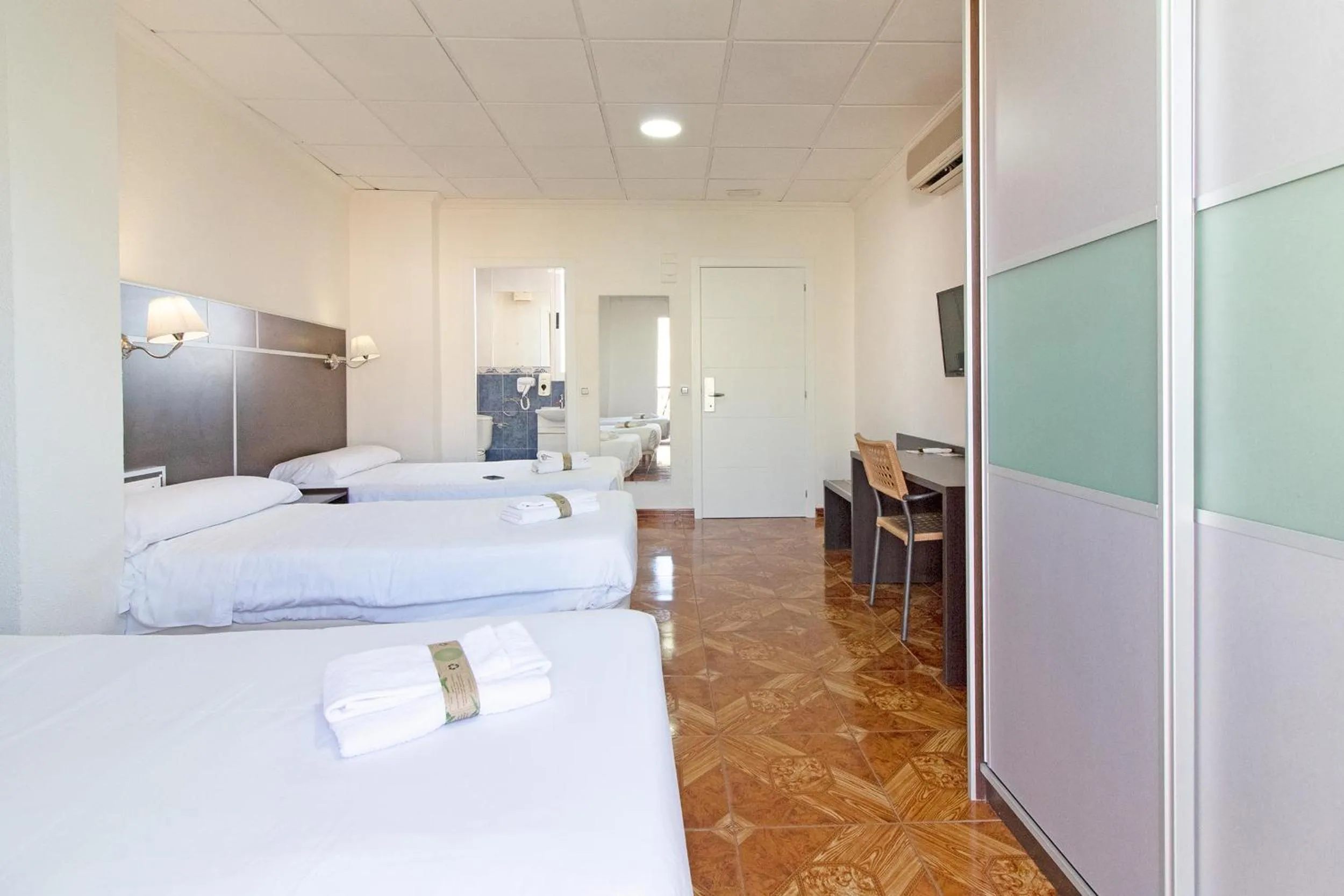 Bed in Hotel Sagunto