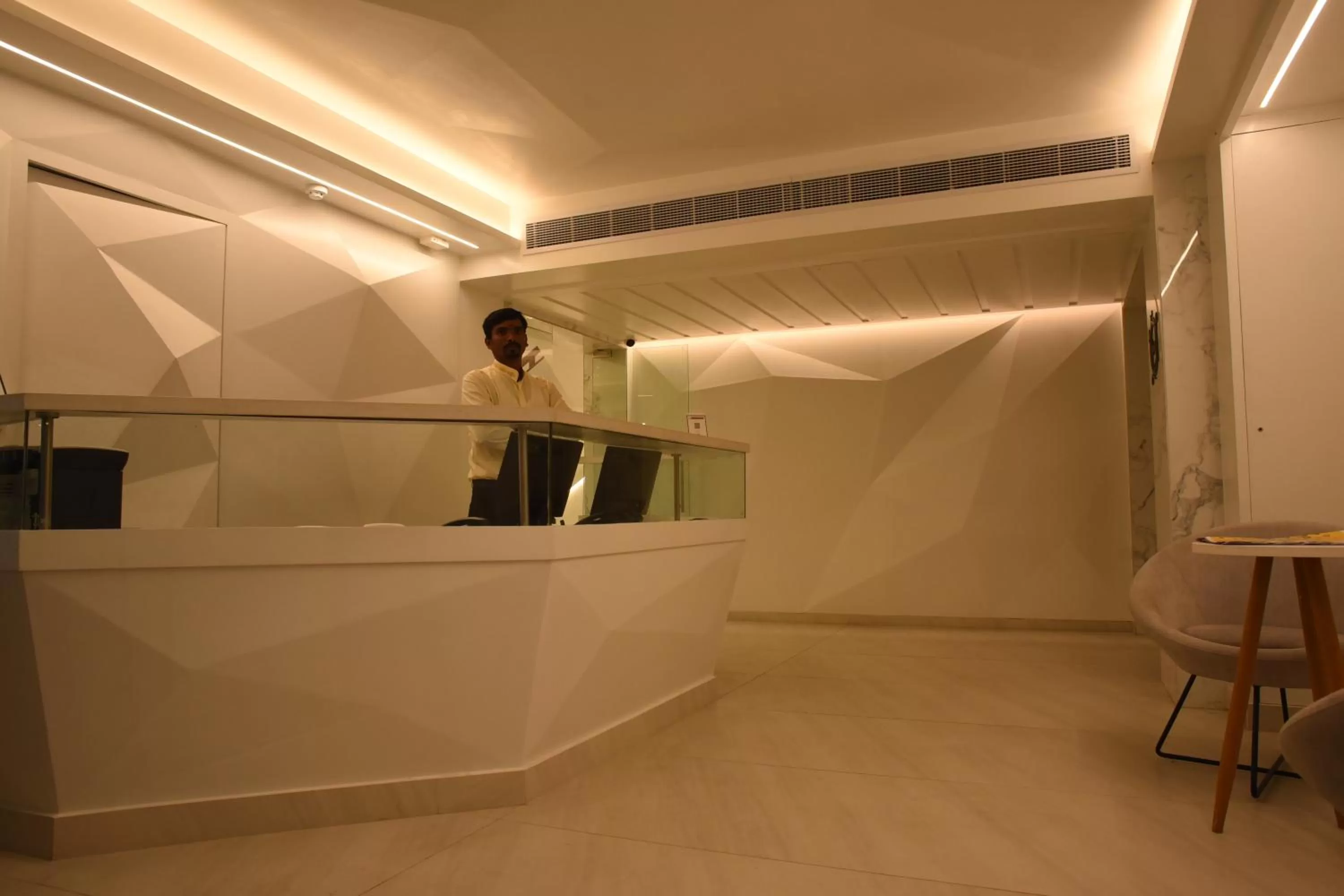 Lobby or reception in RATHNA RESIDENCY - Near US CONSULATE
