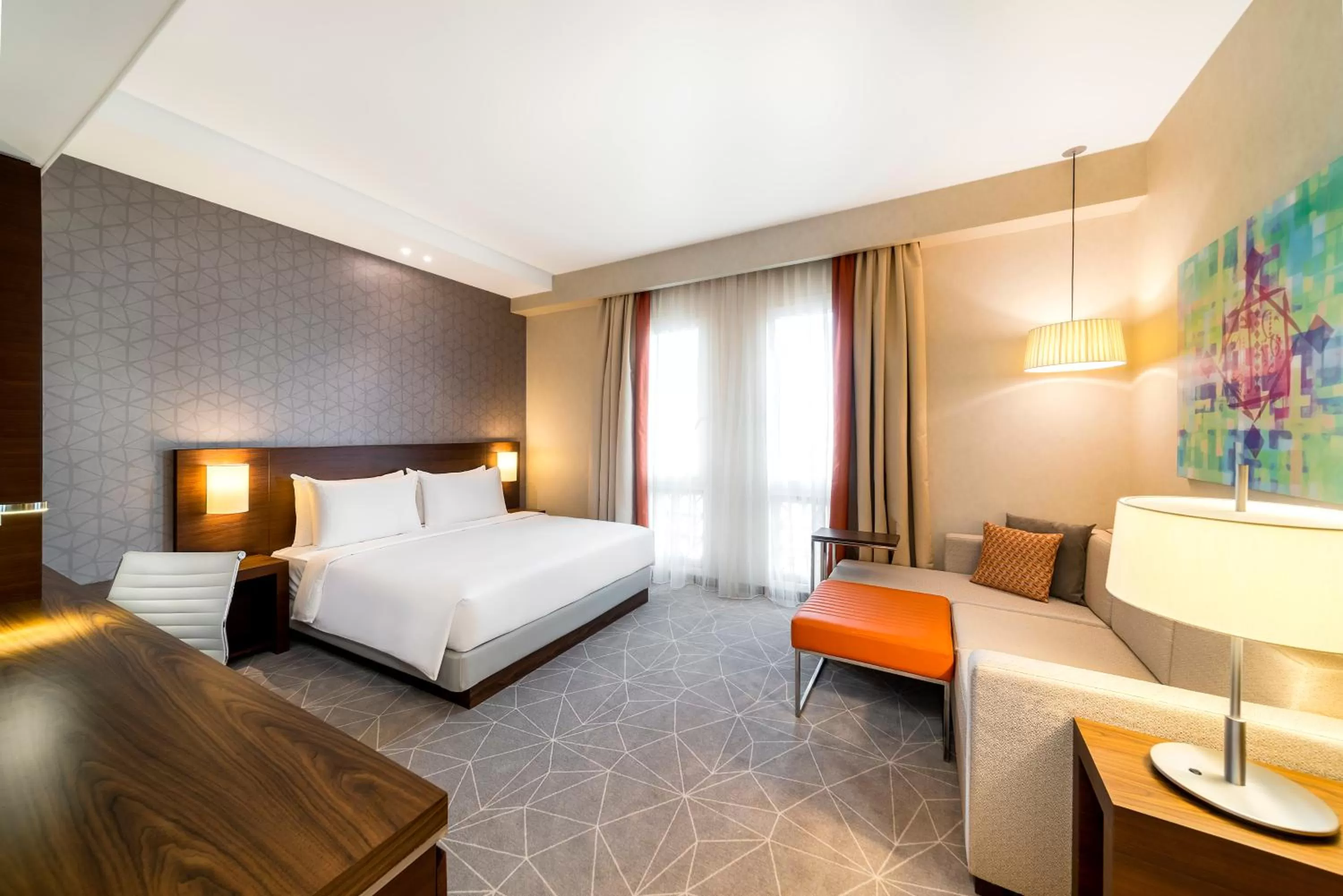 Bedroom, Bed in Hyatt Place Dubai Wasl District