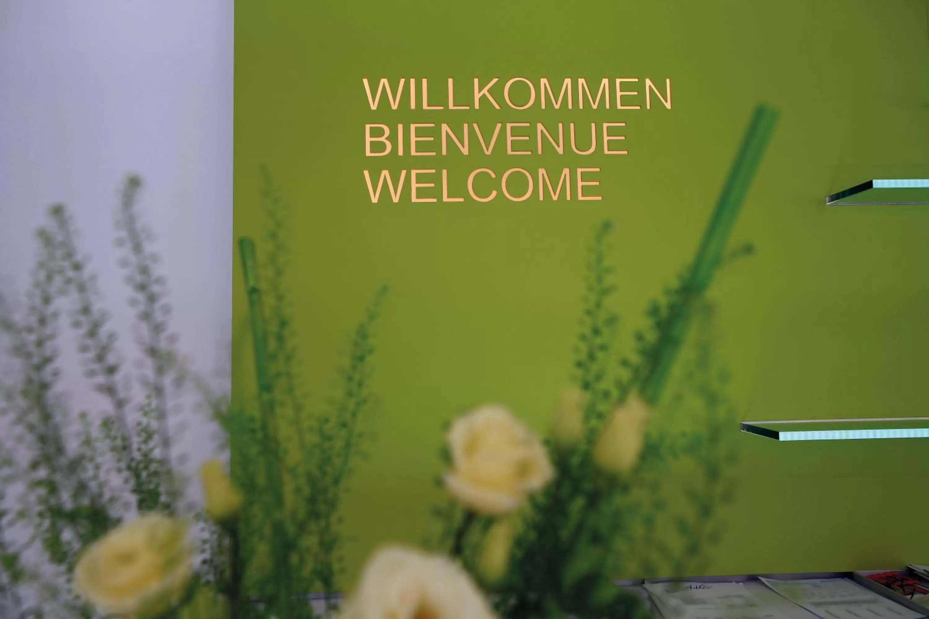 Lobby or reception in Hotel Adler