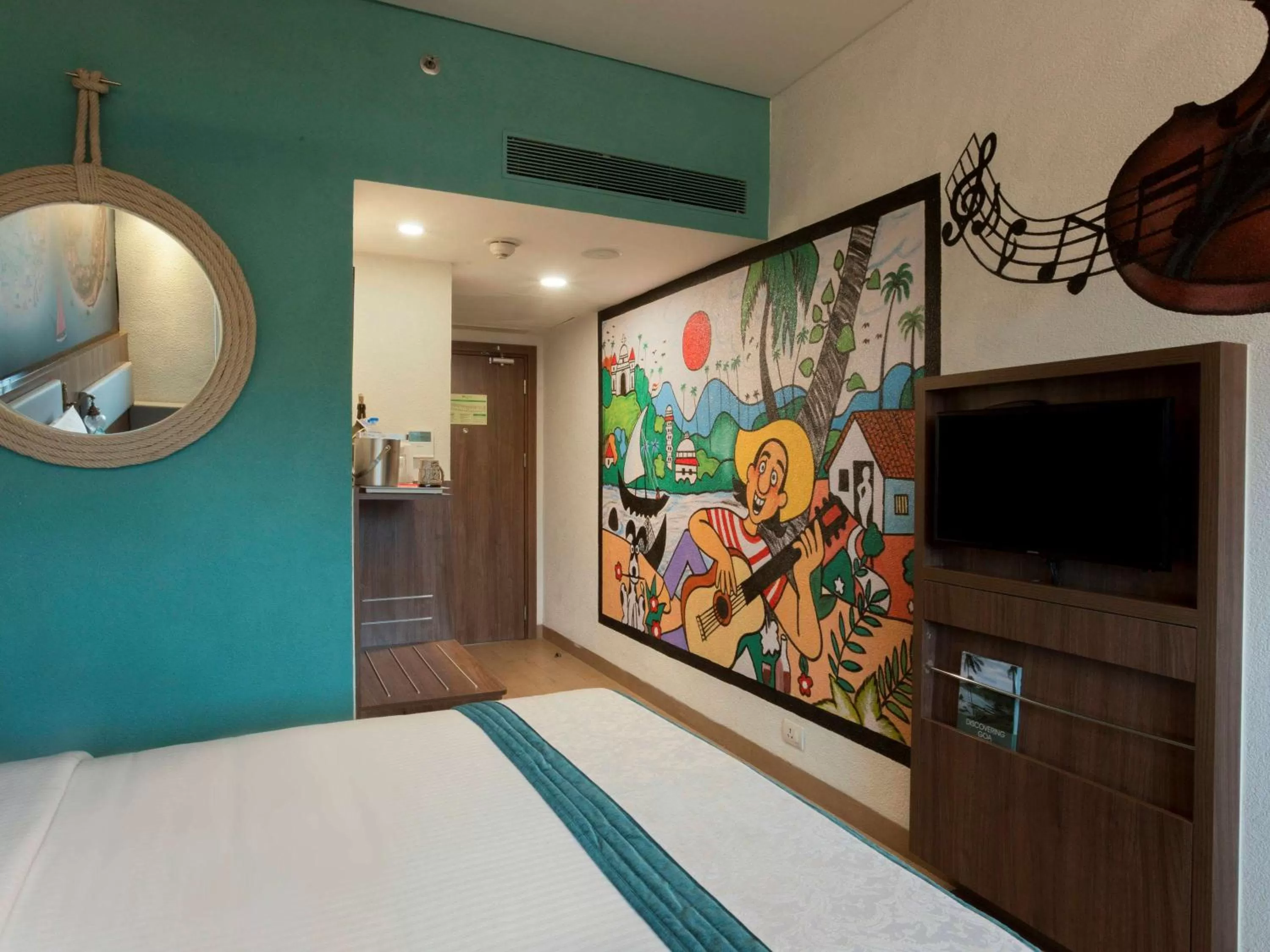 Photo of the whole room, Bed in ibis Styles Goa Calangute - An Accor Brand