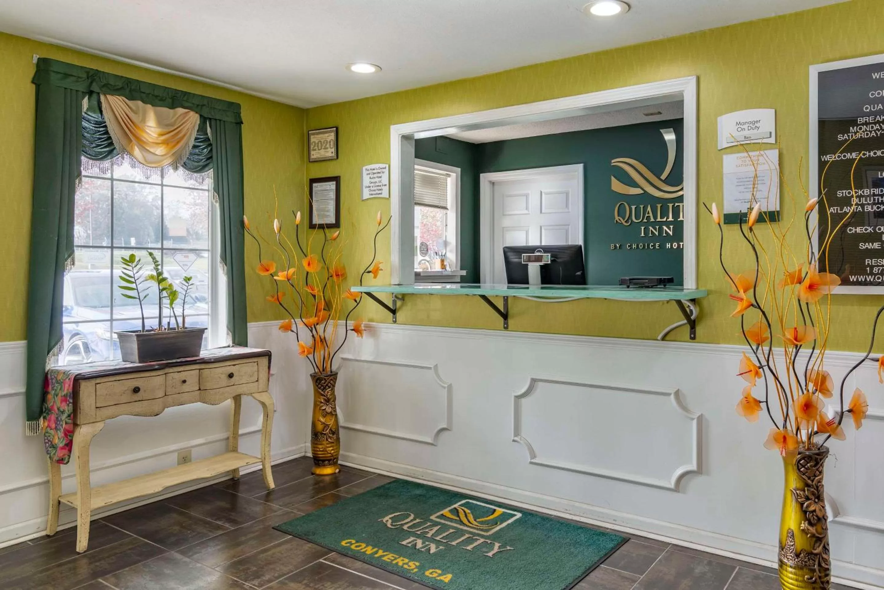 Lobby or reception in Quality Inn Conyers I-20