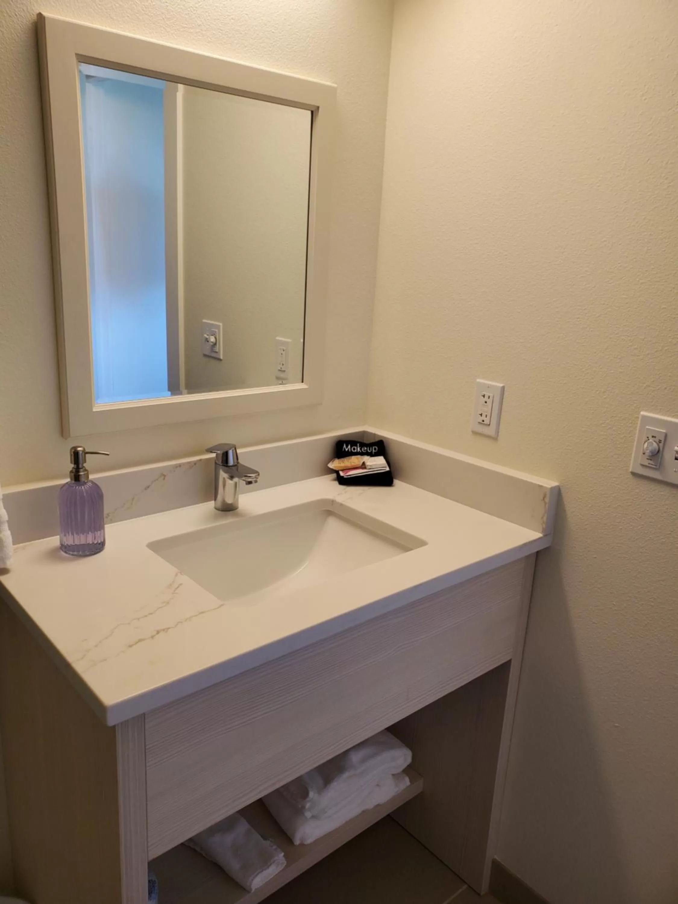 Bathroom in Moonstone Beach Motel