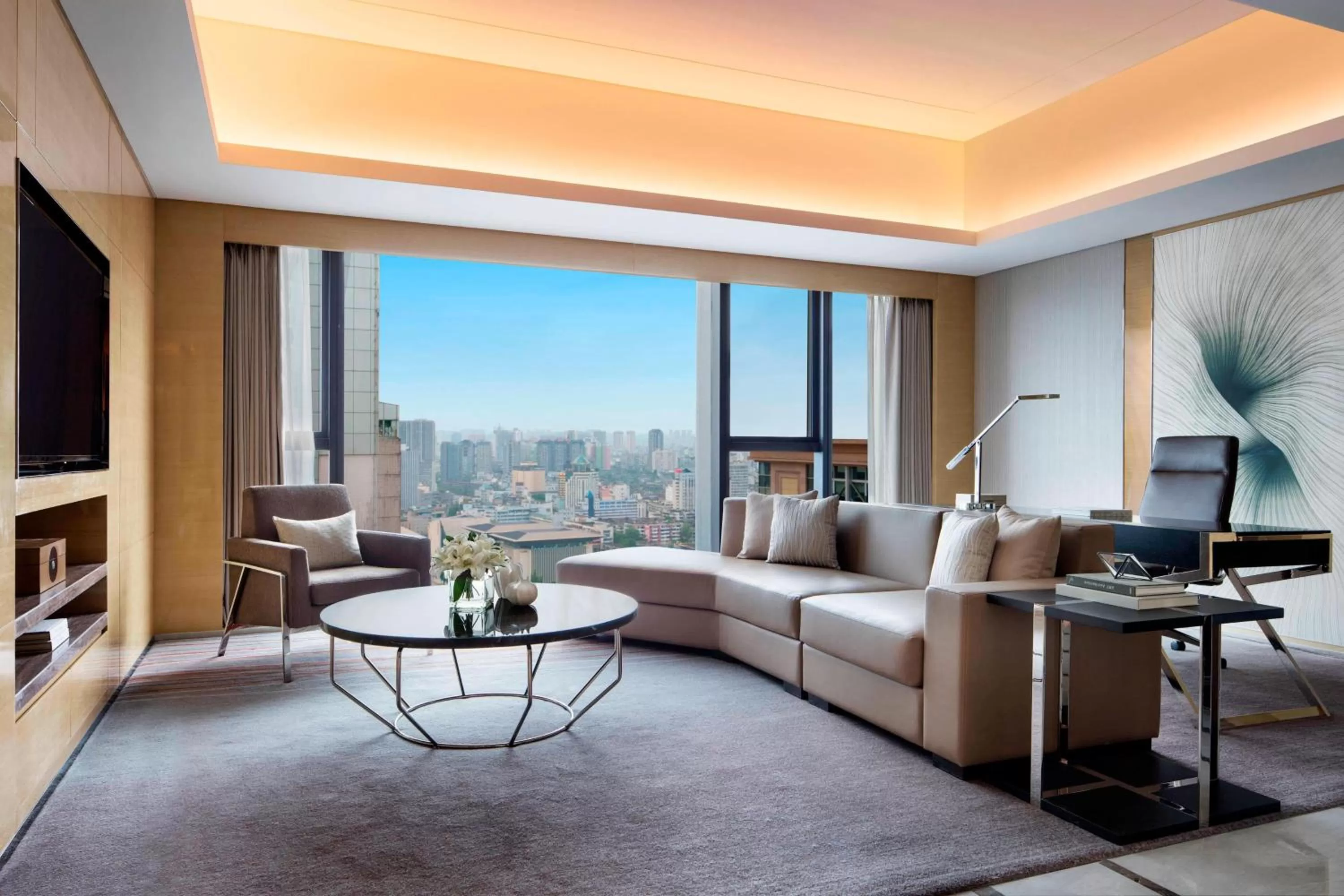 Living room in JW Marriott Hotel Chengdu