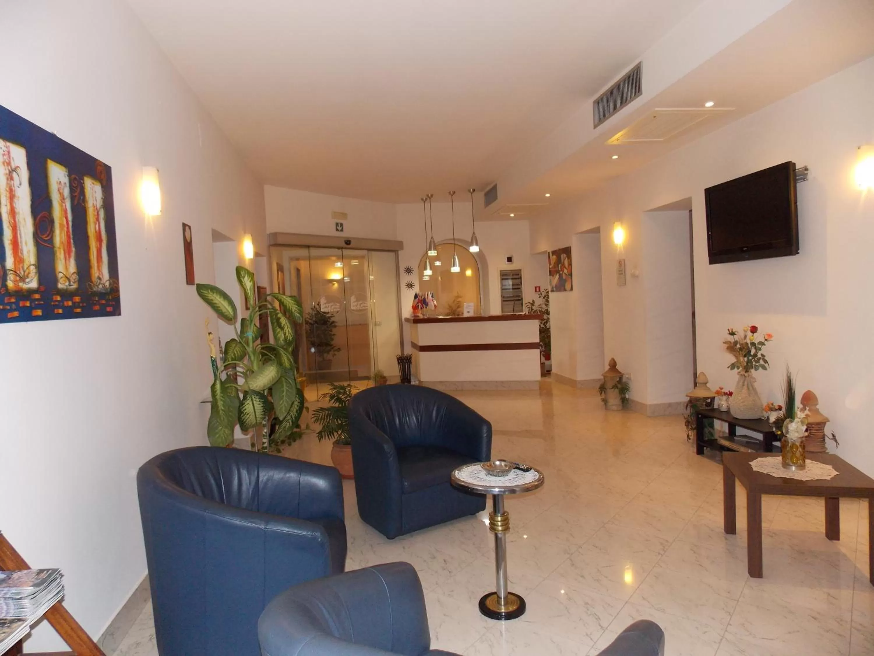 Lobby or reception in Albergo Roma