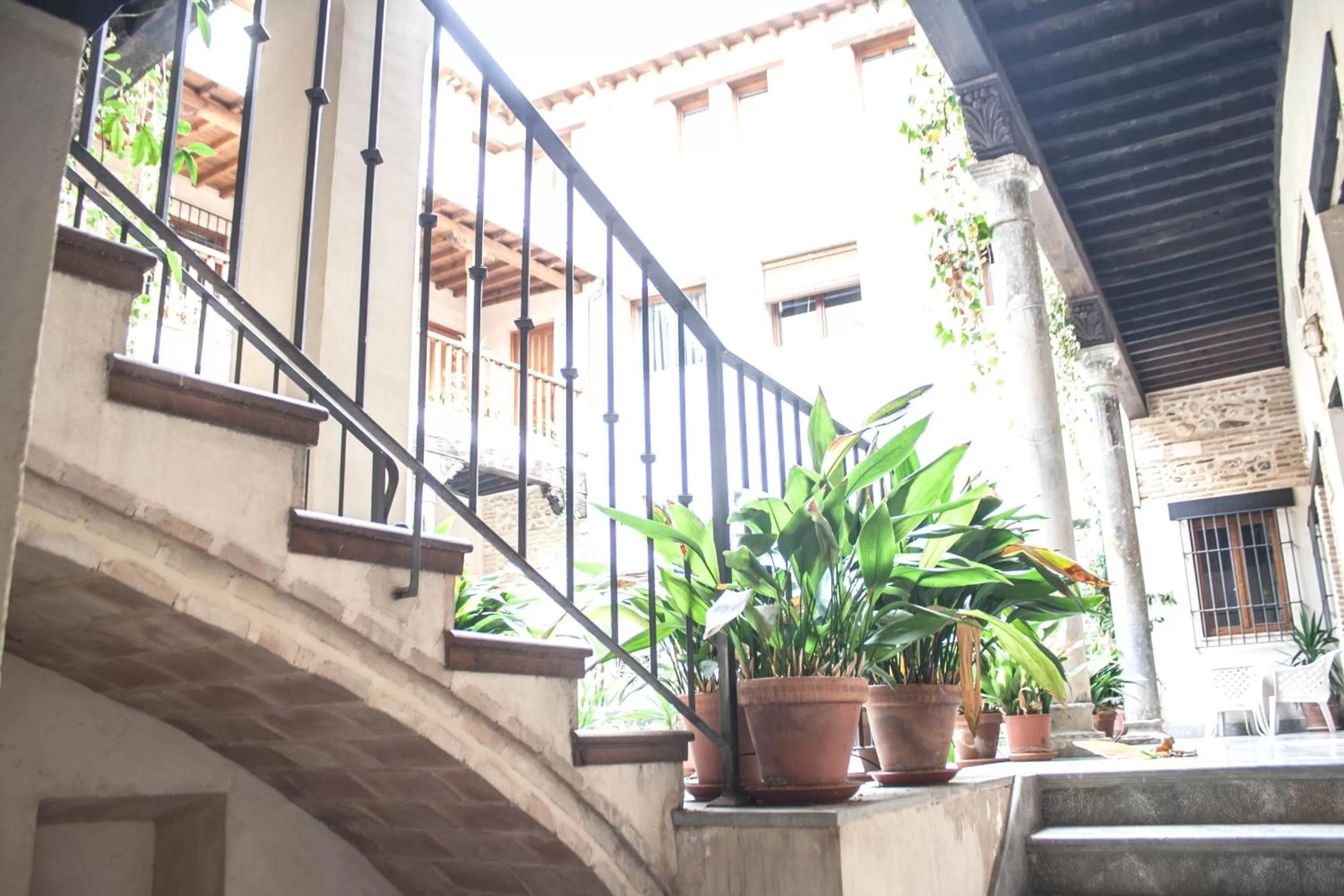 Patio in Abadia Suites