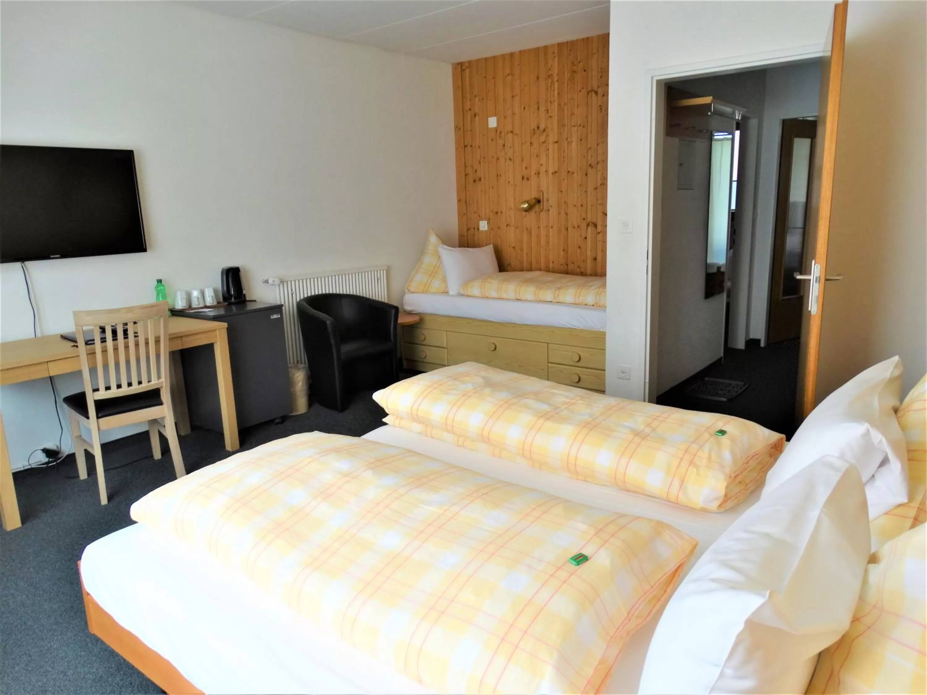 Bed in Hotel Bündnerhof