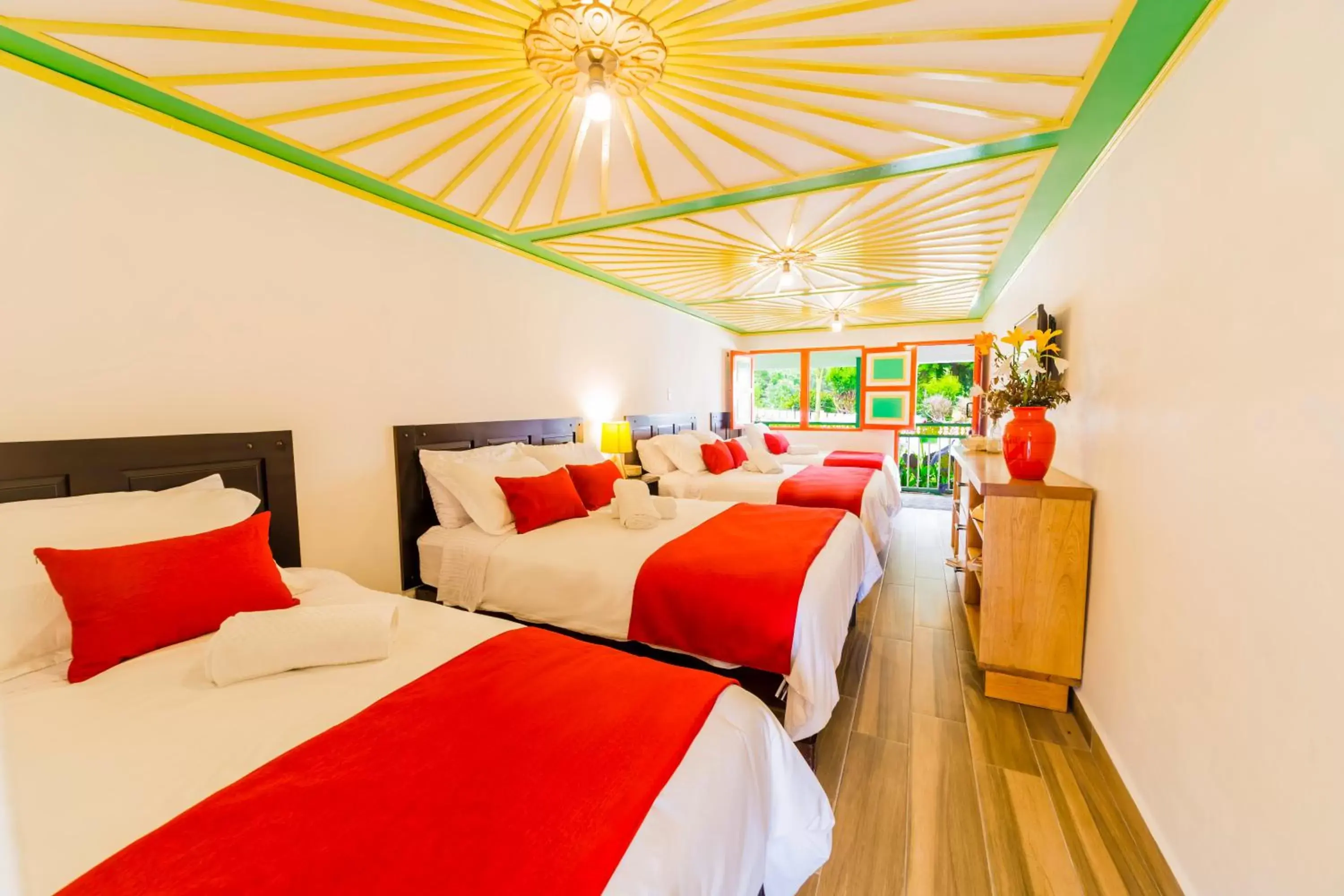 Family Room in Hotel Mirador de Boquia Salento Family Room in Hotel Mirador de Boquia Salento