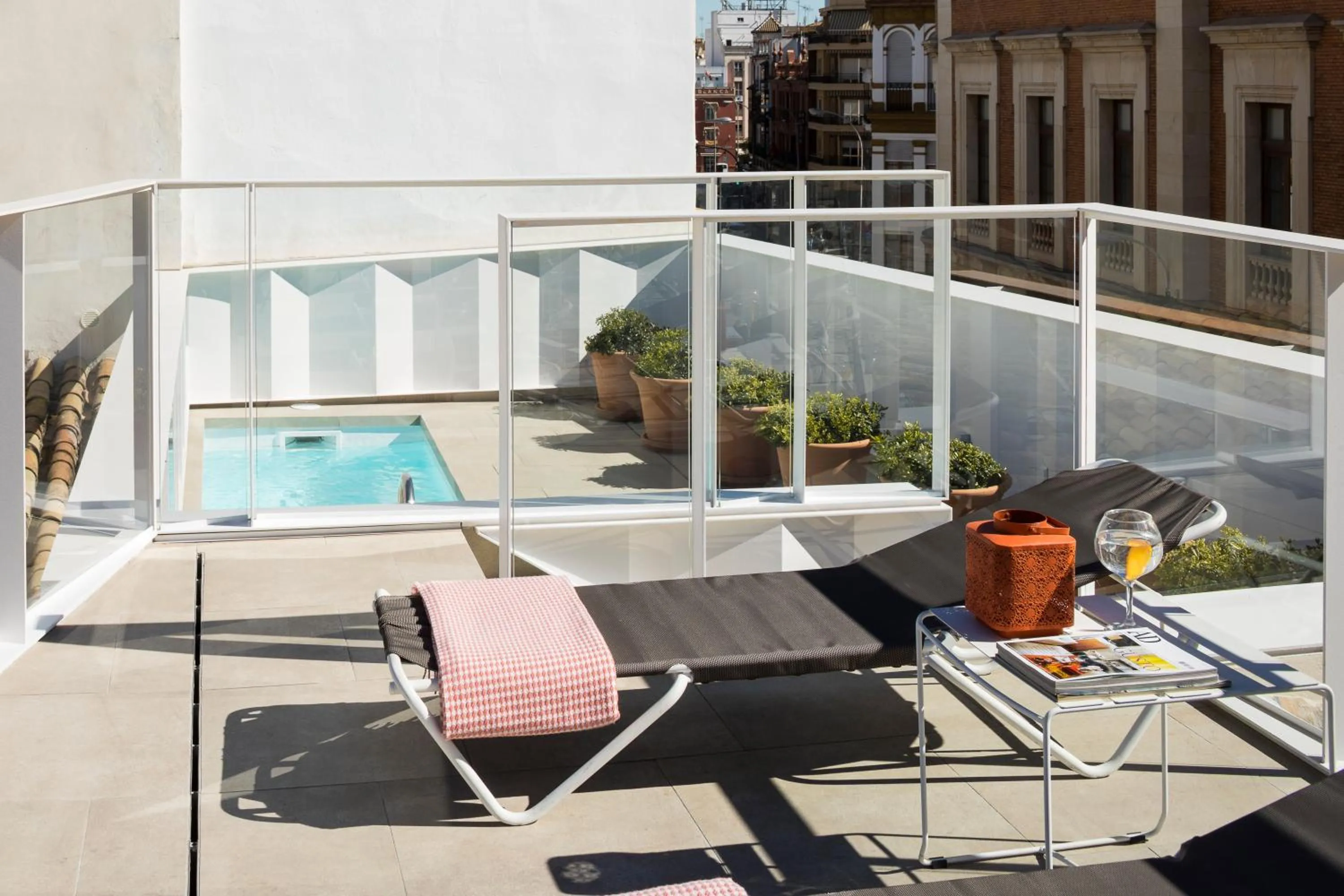 Swimming pool in Hotel Posada del Lucero