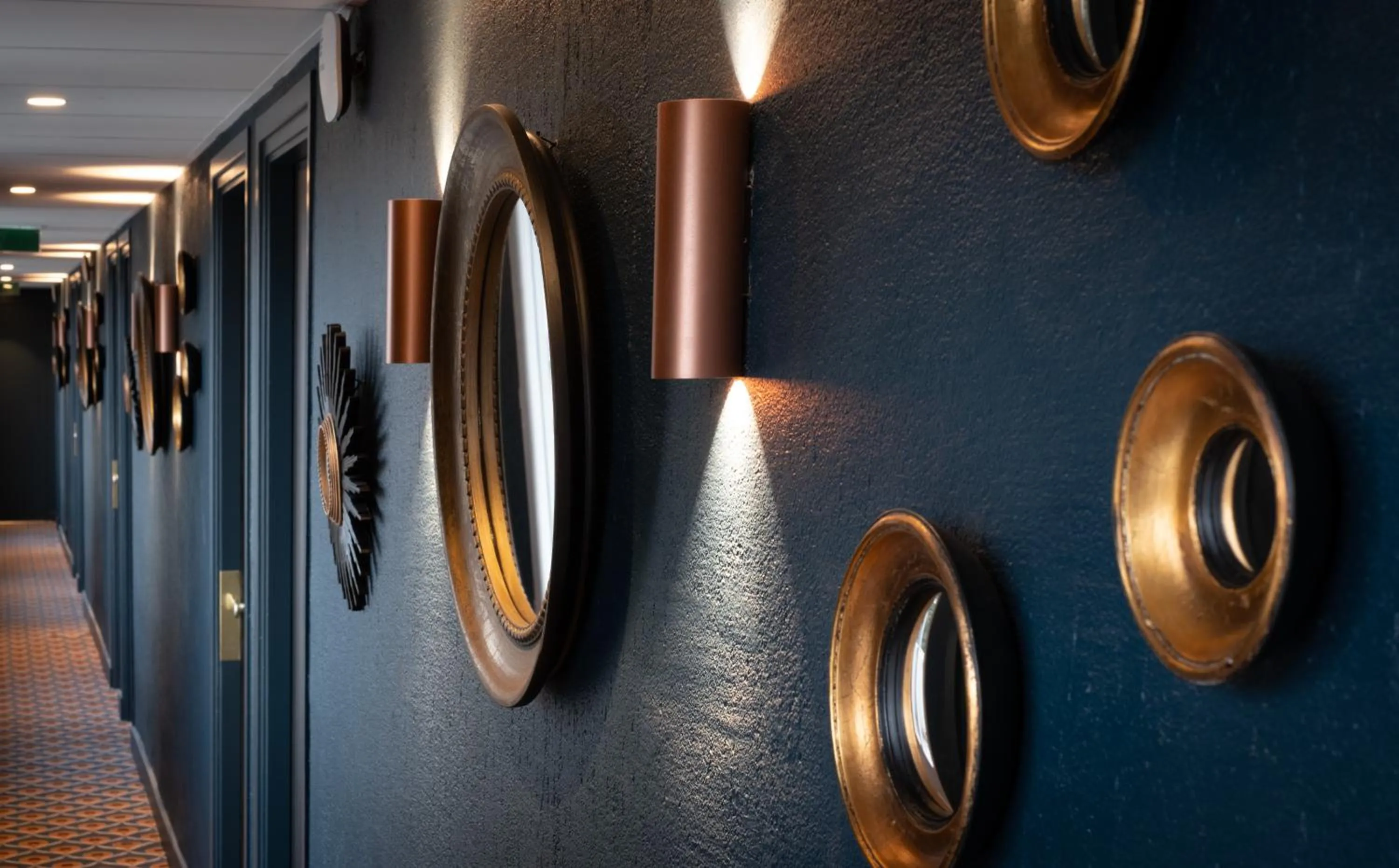 Decorative detail in Hôtel Maison Lacassagne Lyon