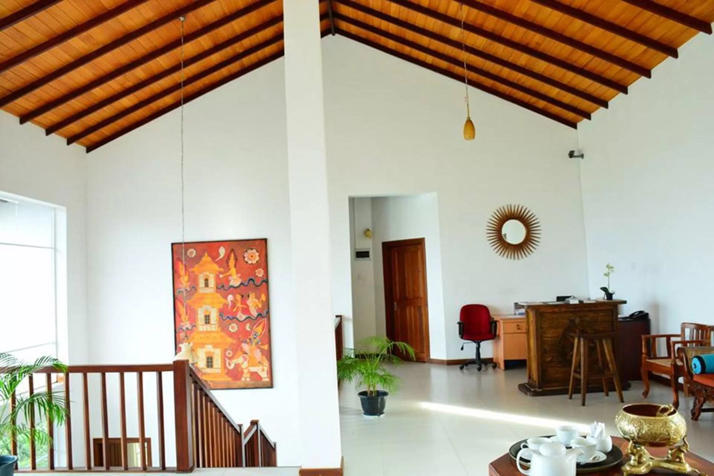 Lobby or reception in Sky Lodge