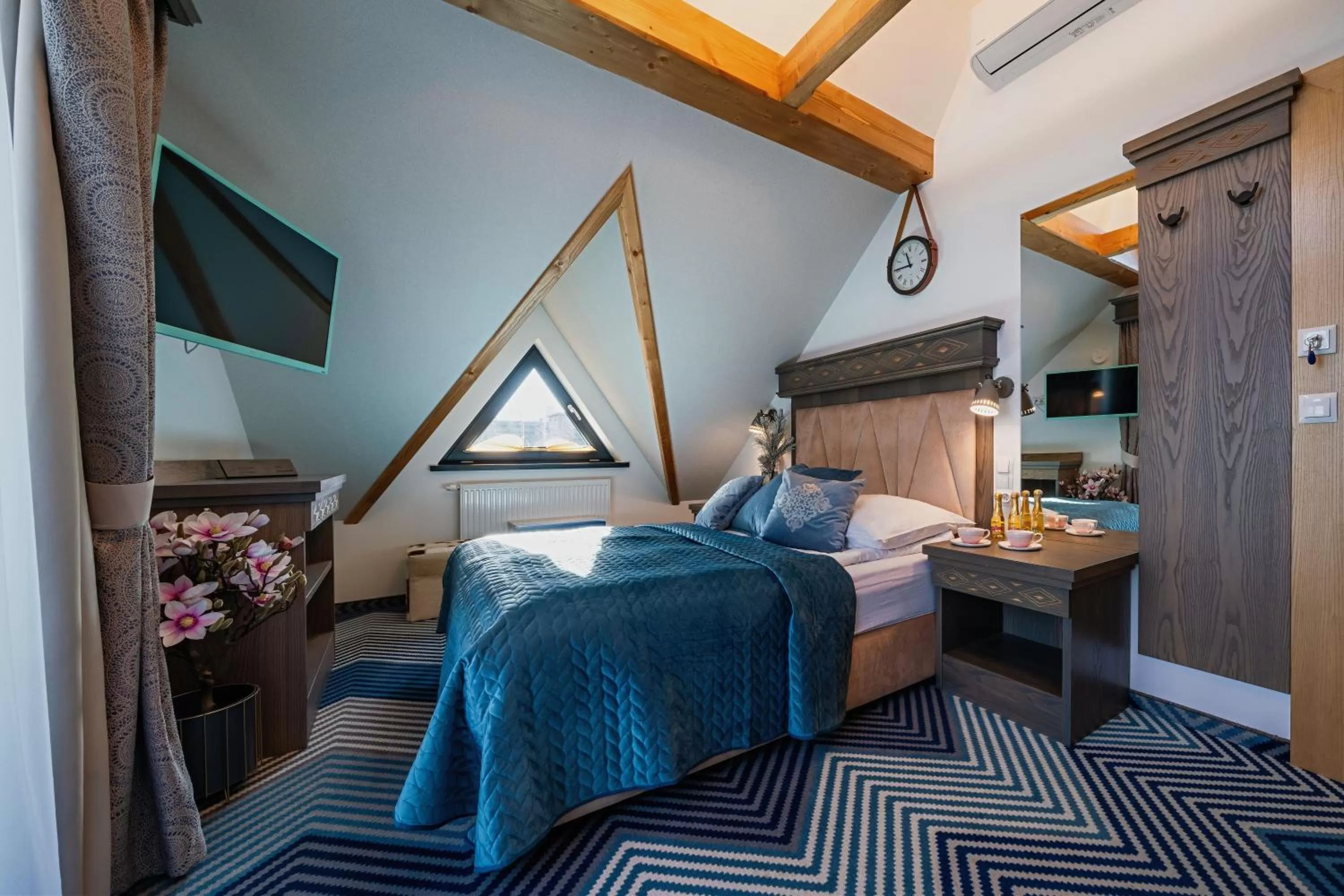 Toilet, Bed in Serce Tatr Residence Zakopane - blisko Krupówek