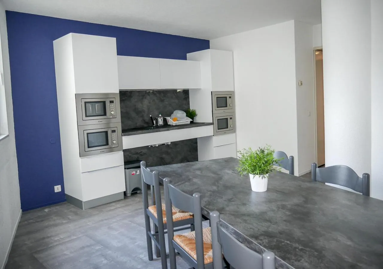Communal kitchen in Hôtel des Thermes Les Dômes