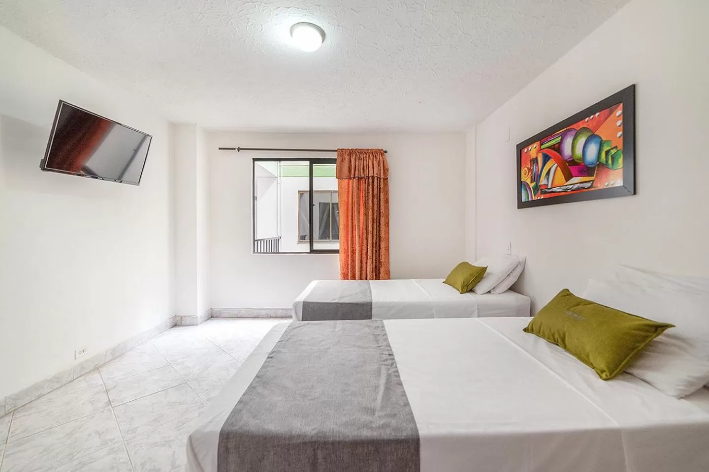 TV and multimedia, Bed in Hotel Balcones del Estadio