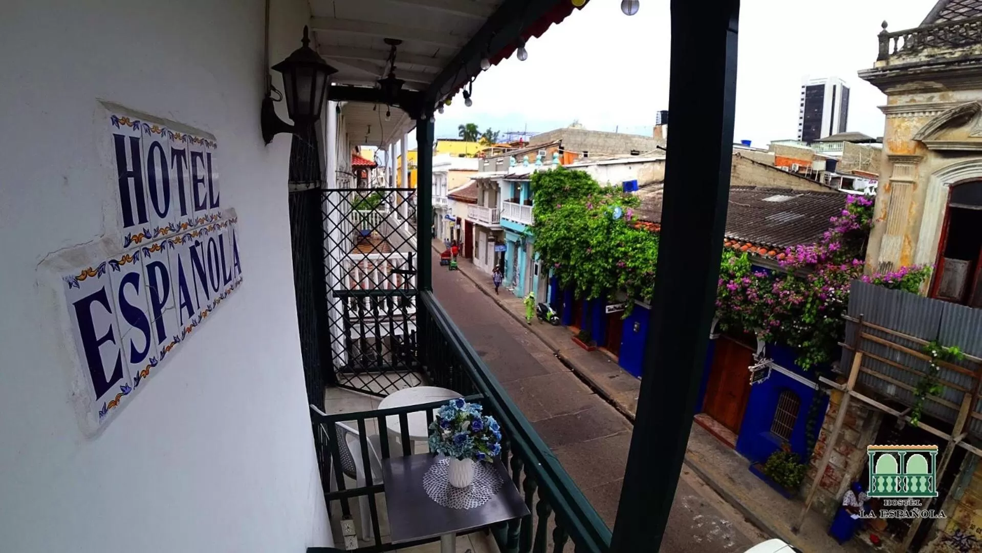 Balcony/Terrace in Hostal La Española de Getsemani