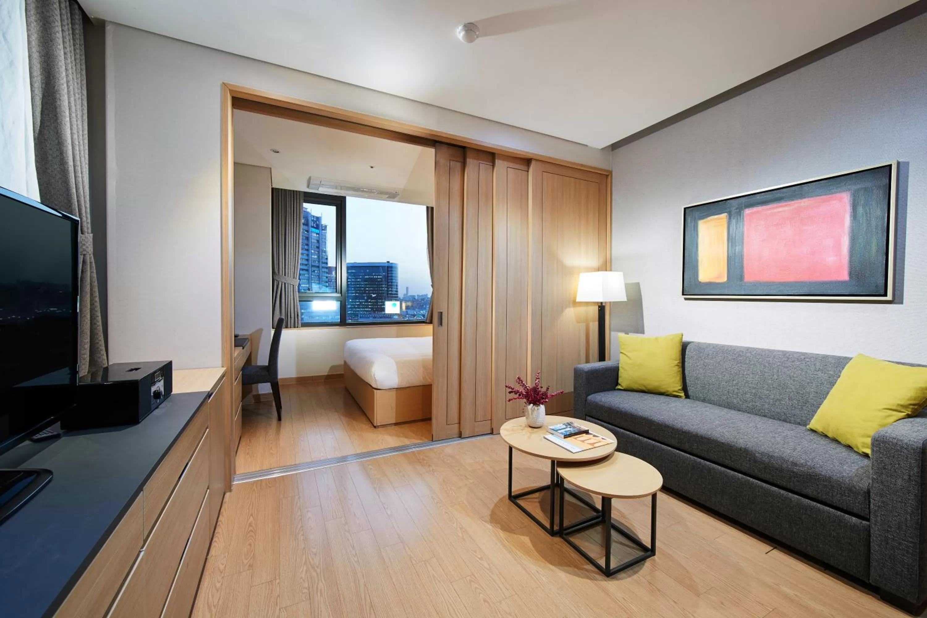 Living room in Fraser Place Namdaemun Seoul