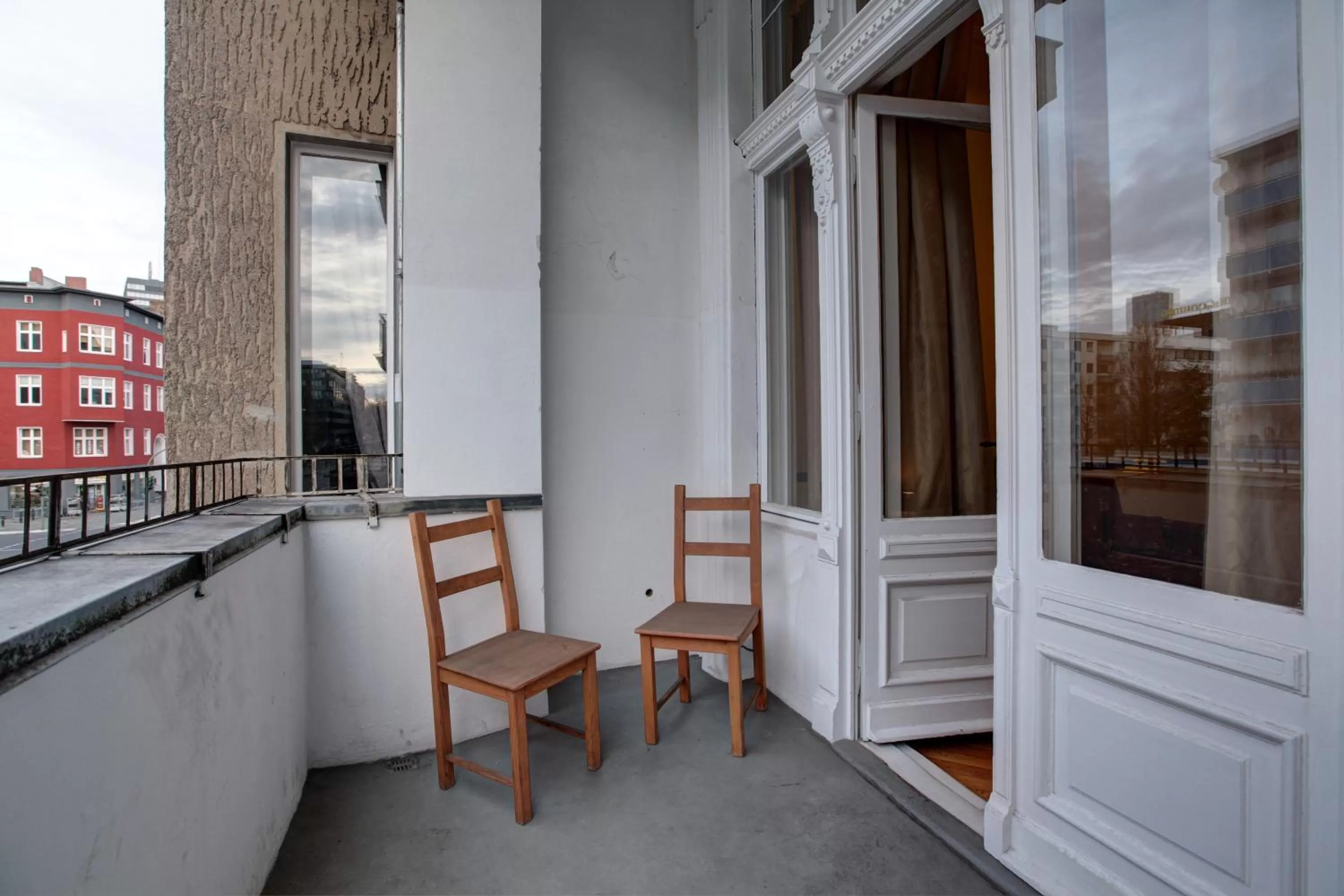 Balcony/Terrace in Hotel Pension Bernstein am Kurfürstendamm