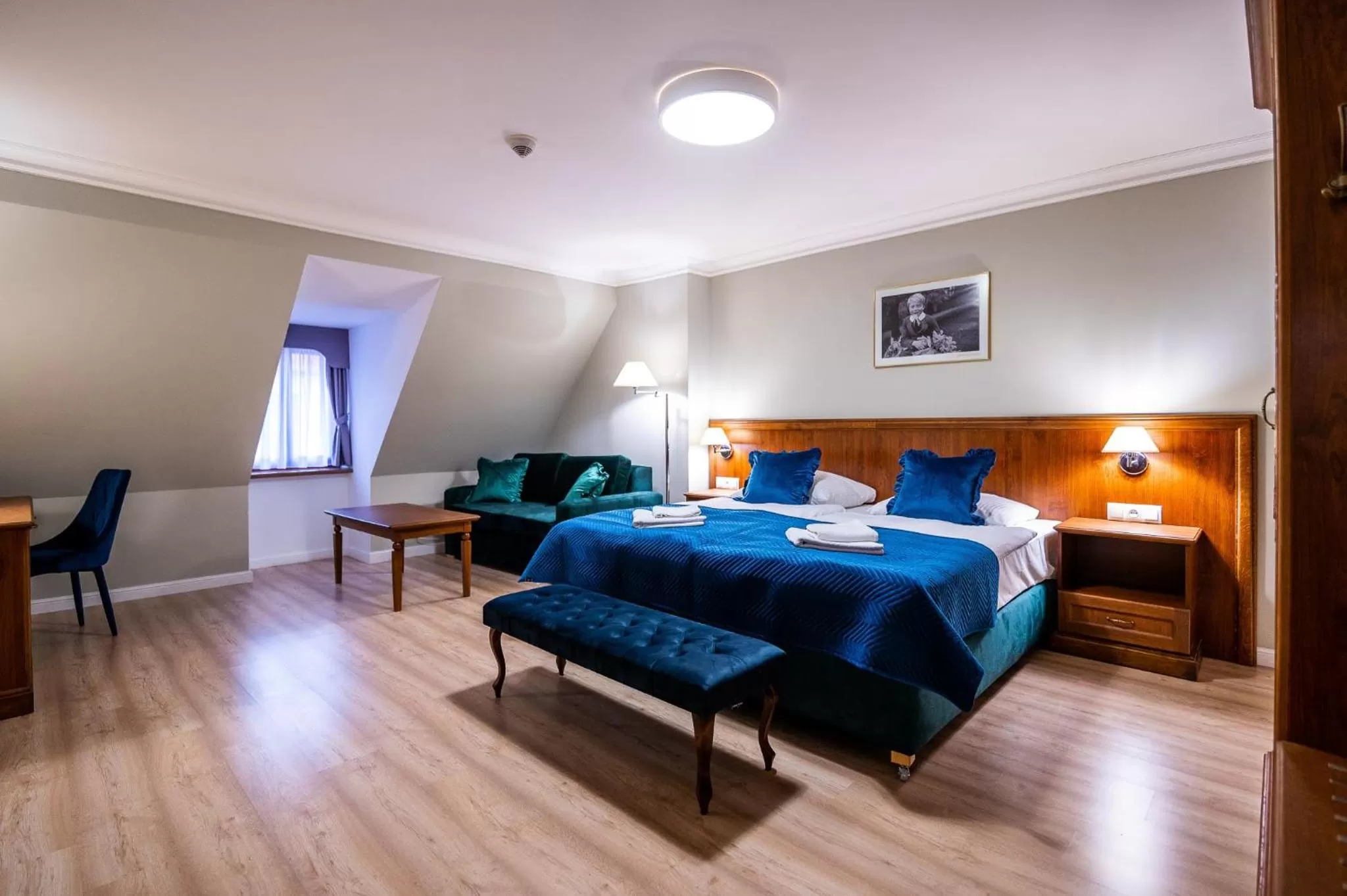 Bed in Hotel Książ