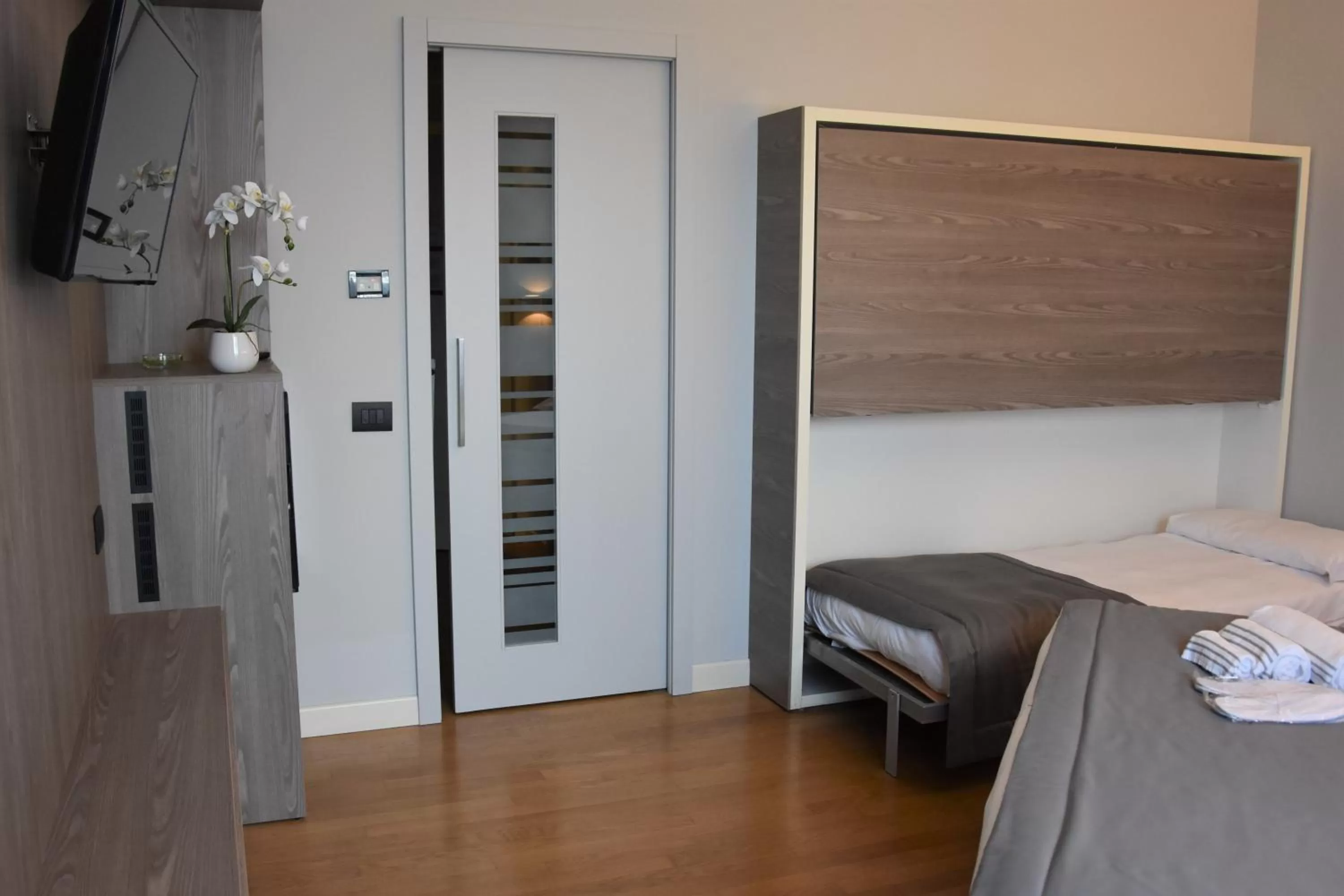 Bed in Hotel Motel Prestige