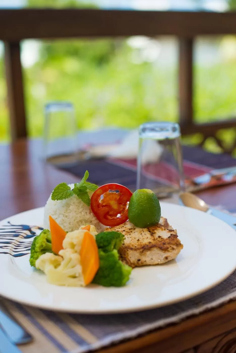 Food close-up in Warere Beach