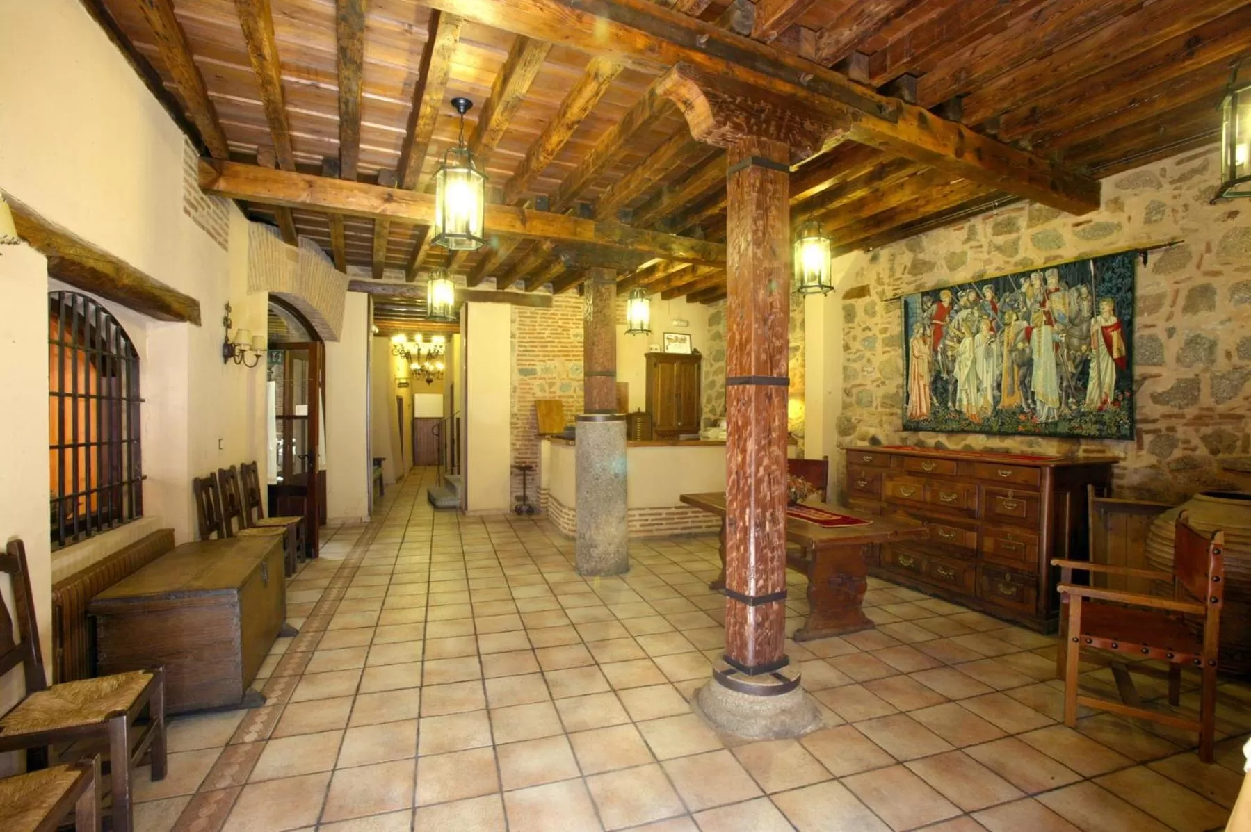 Lobby or reception in Hotel Las Cancelas