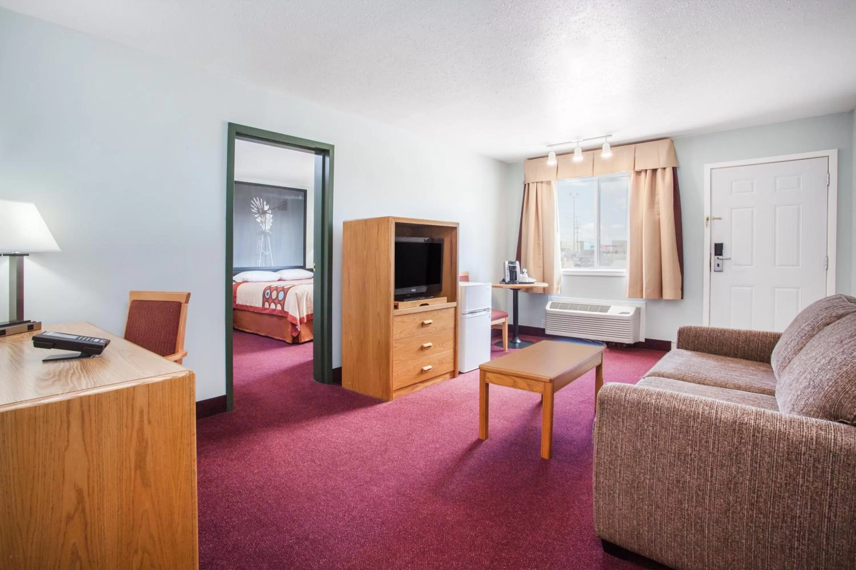 Bed in Super 8 by Wyndham Kindersley