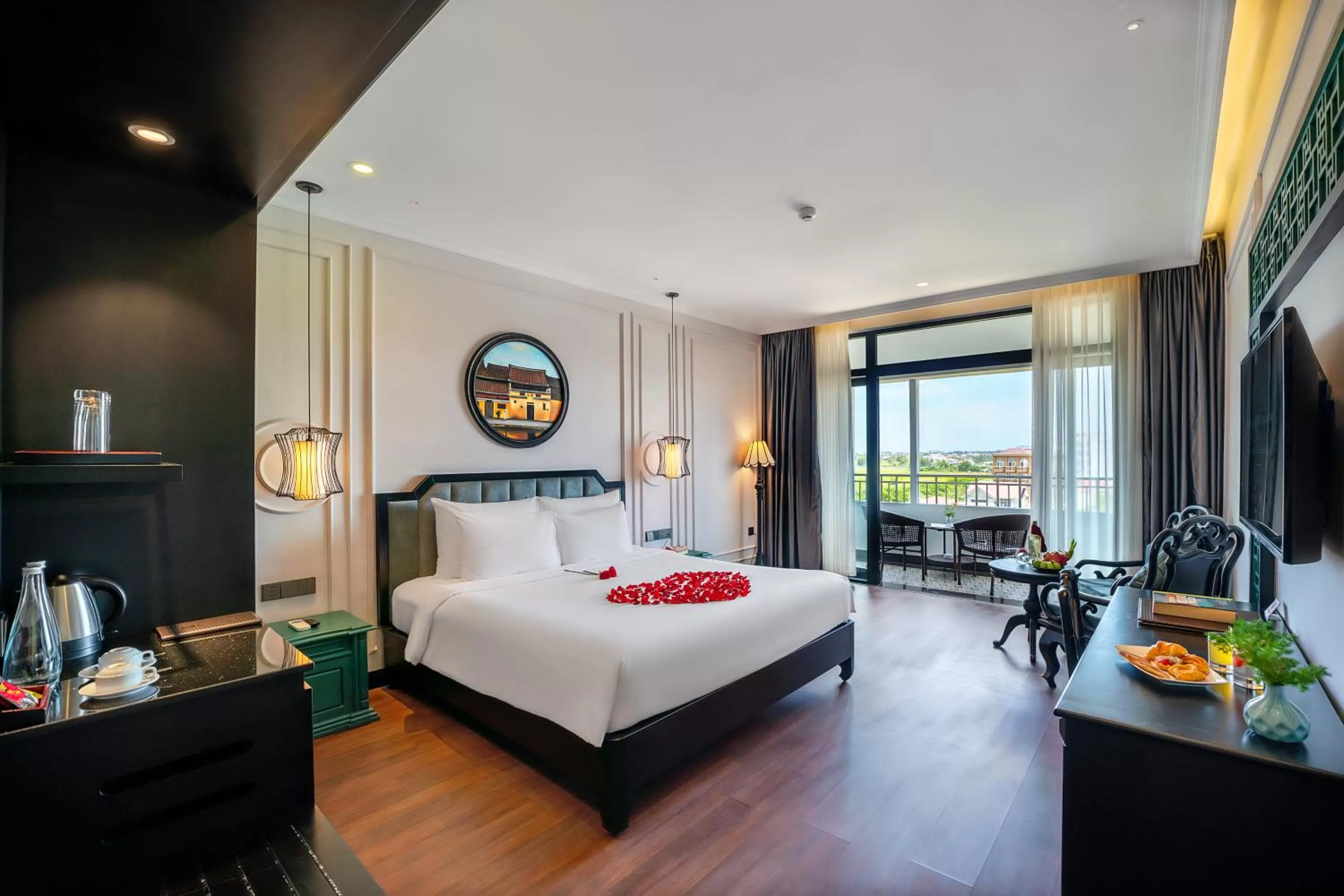 Executive Double or Twin Room with Balcony and Rice Field View in Hadana Boutique Resort HoiAn - former Belle Maison Hadana HoiAn
