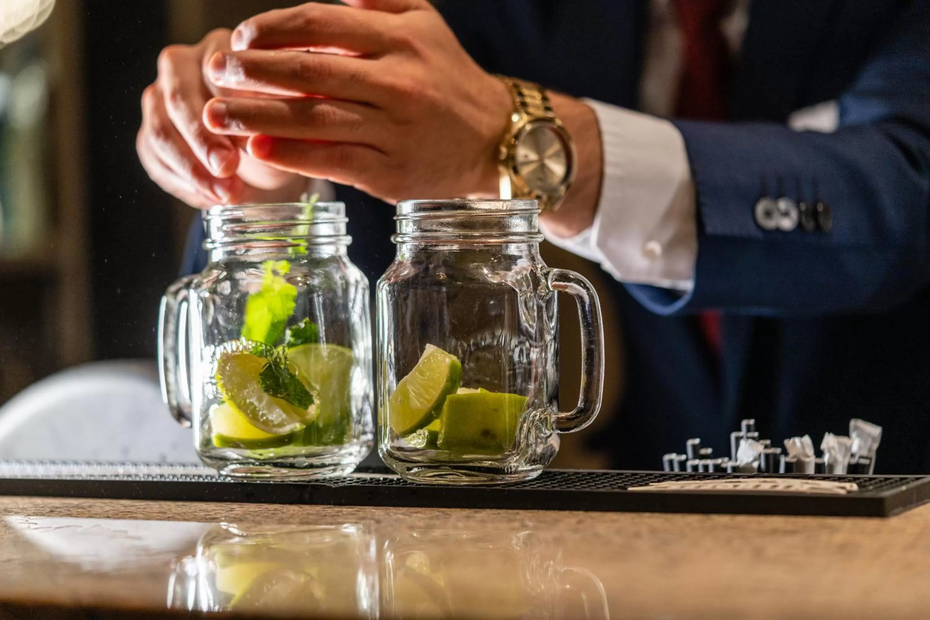 Lounge or bar in Parkhotel Kurhaus