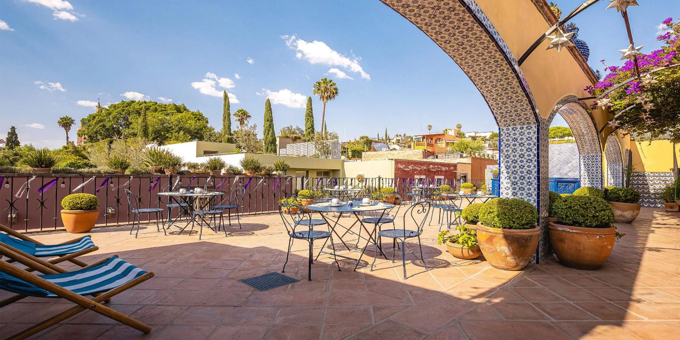 Balcony/Terrace in Hacienda El Santuario San Miguel de Allende