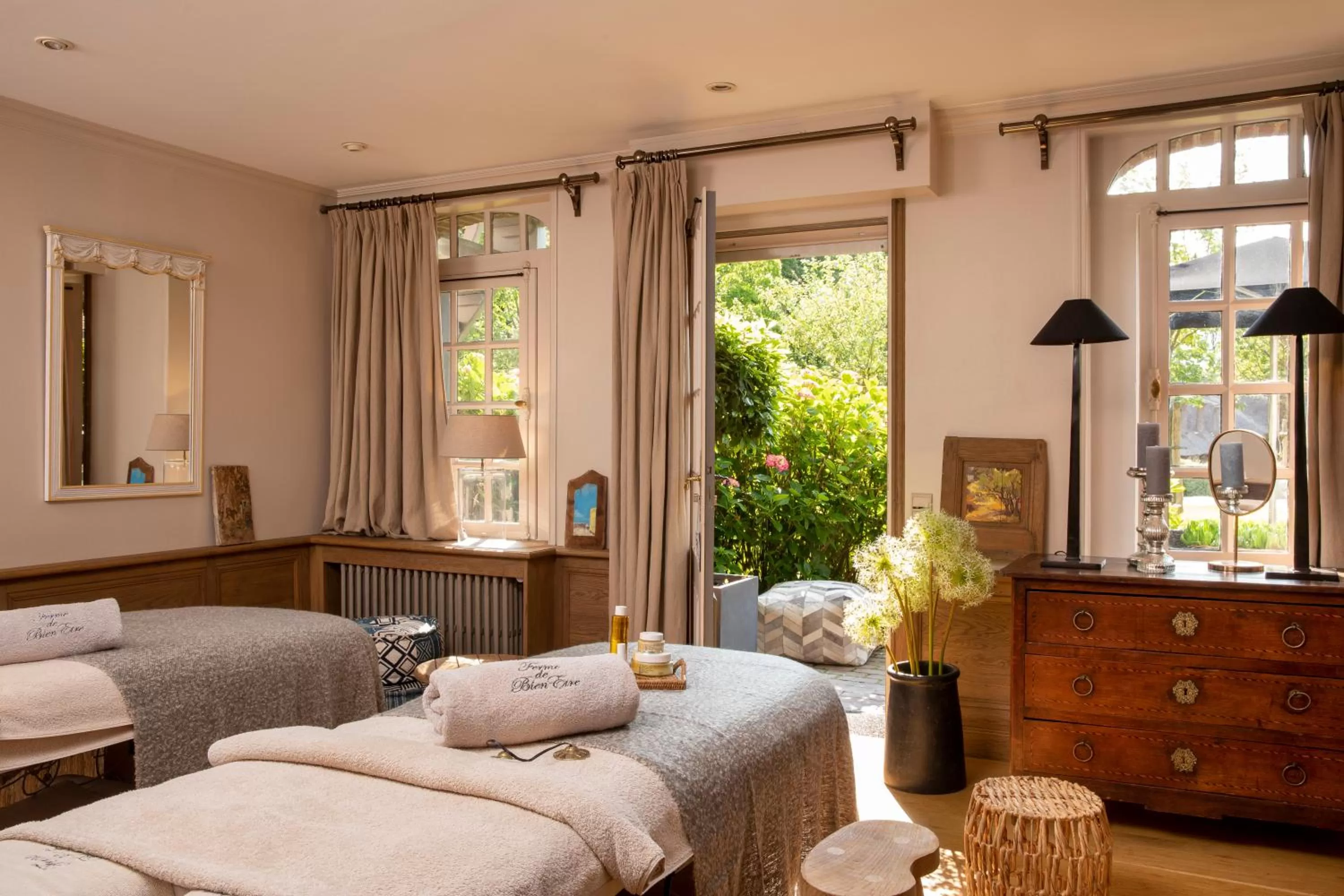 Massage, Bed in La Ferme Saint Simeon Hotel & Spa - Relais & Chateaux