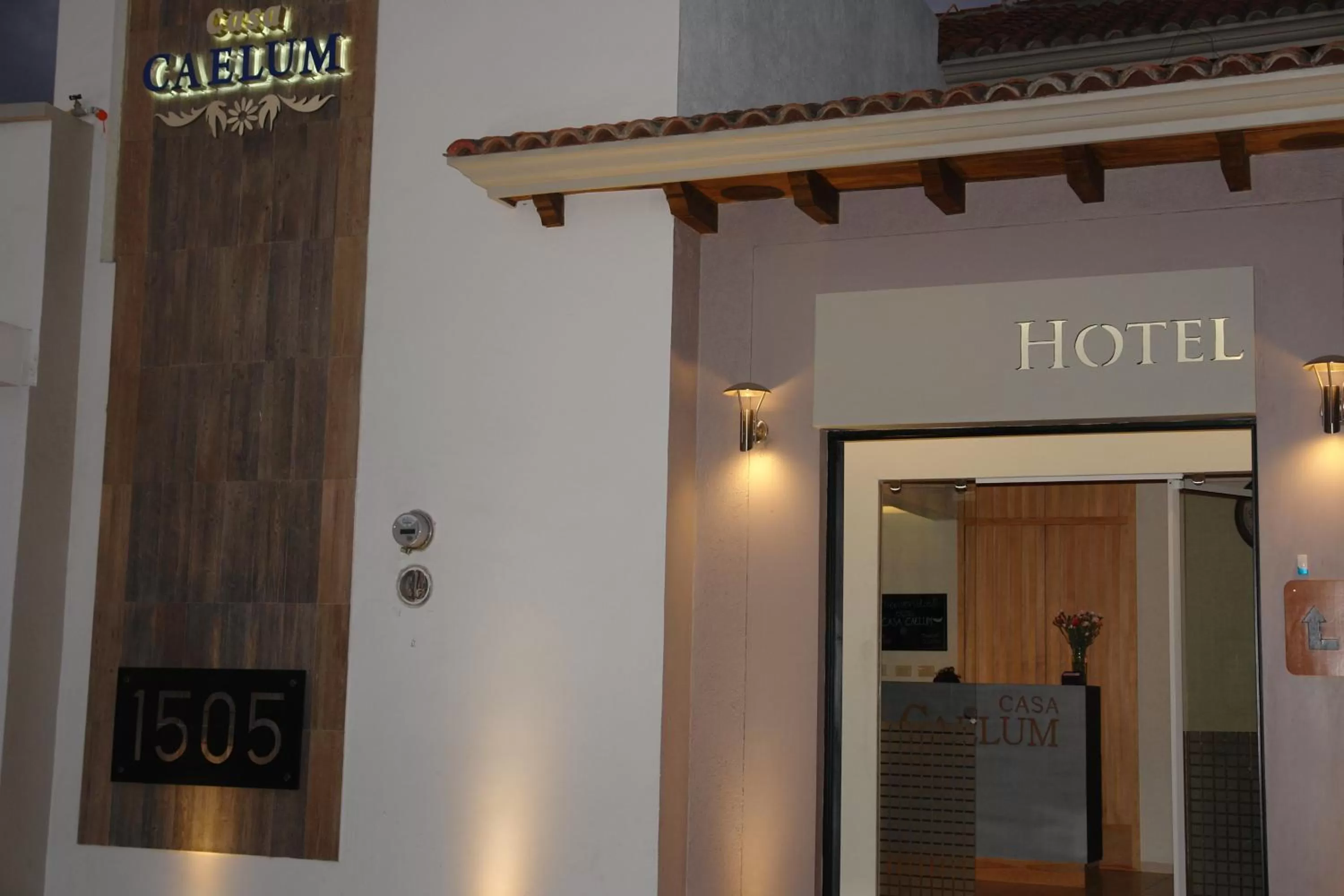 Facade/entrance in Hotel Casa Caelum