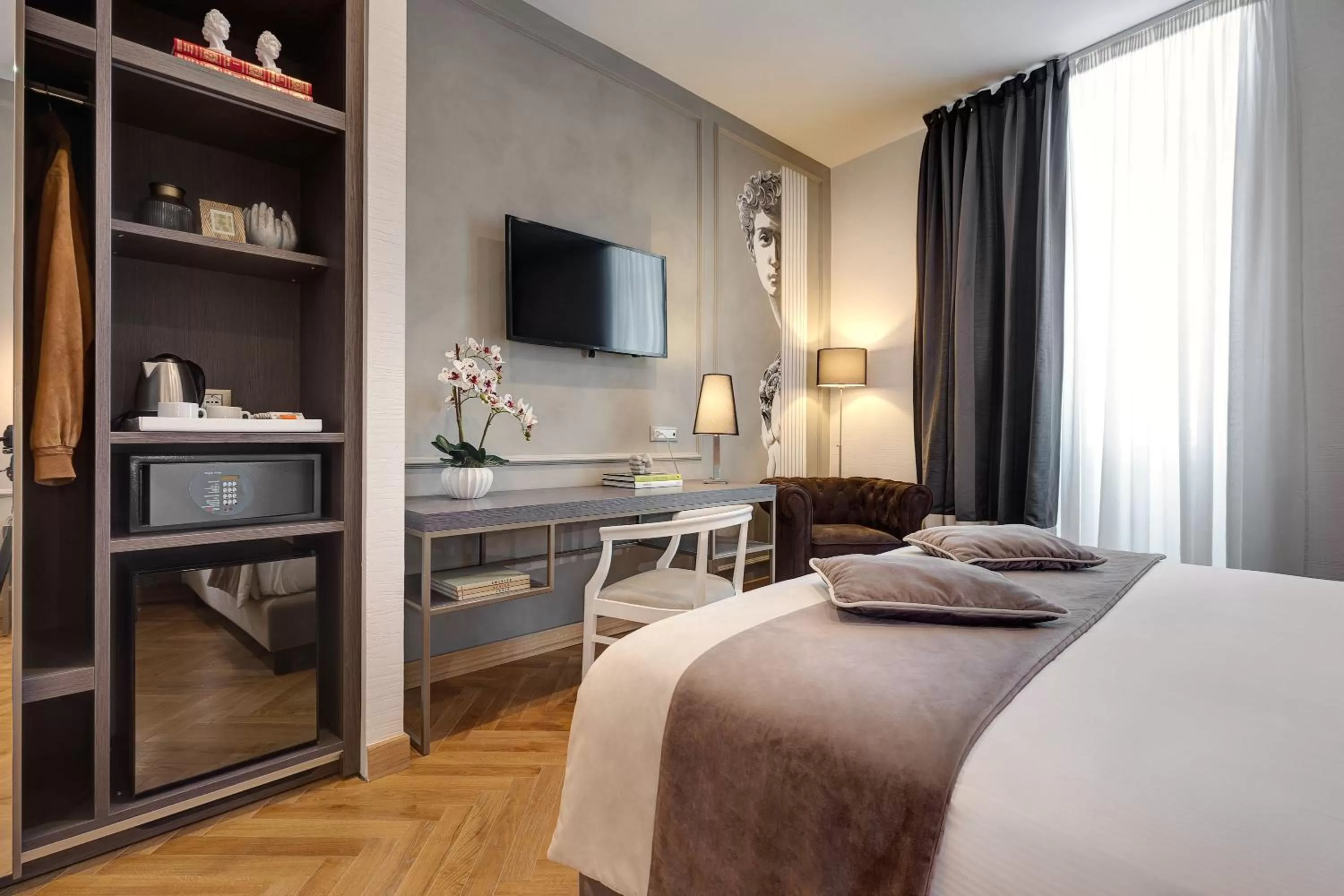 Bed in Dharma Style Hotel & Spa