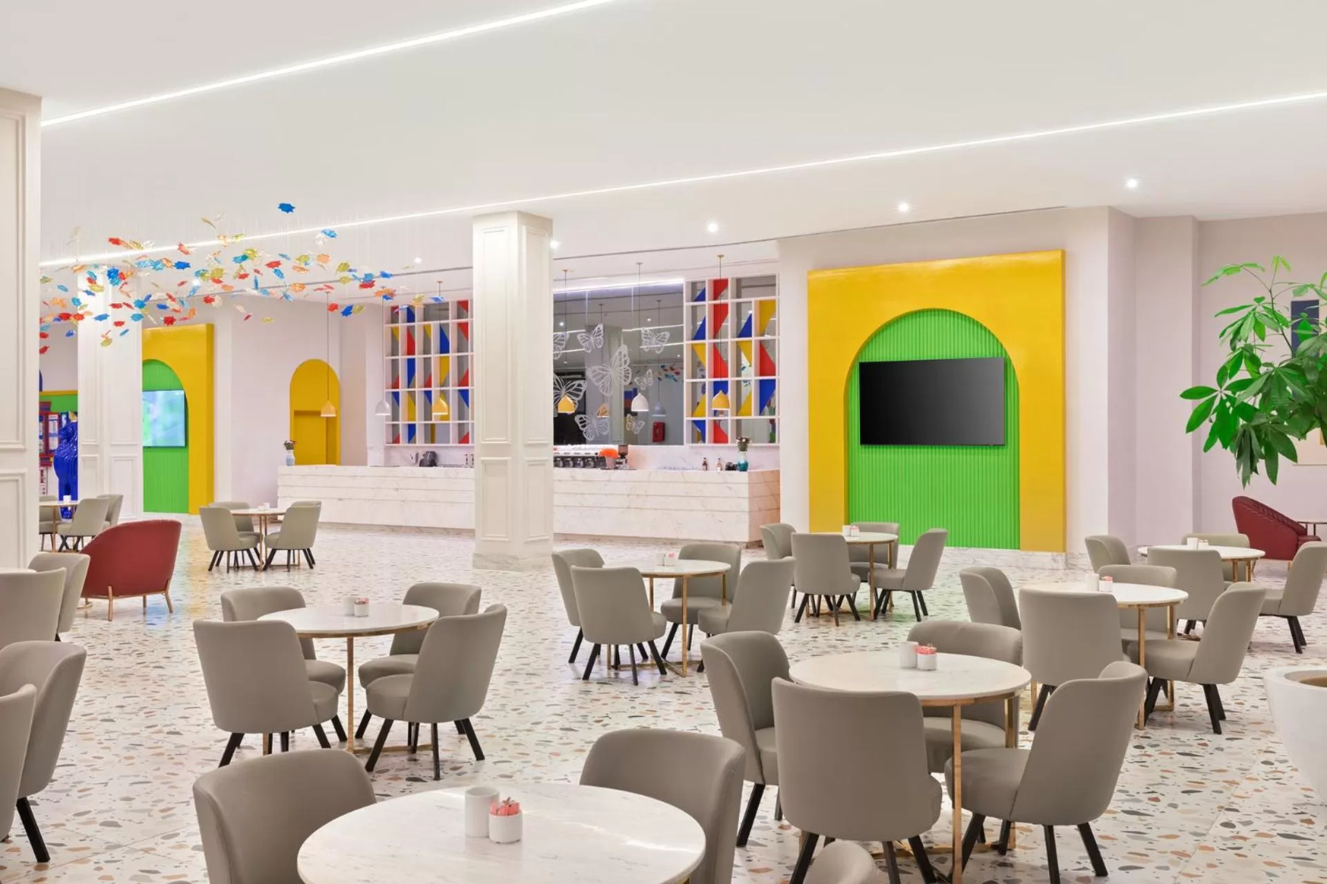 Lounge or bar in Neverland City Hurghada - Pickalbatros