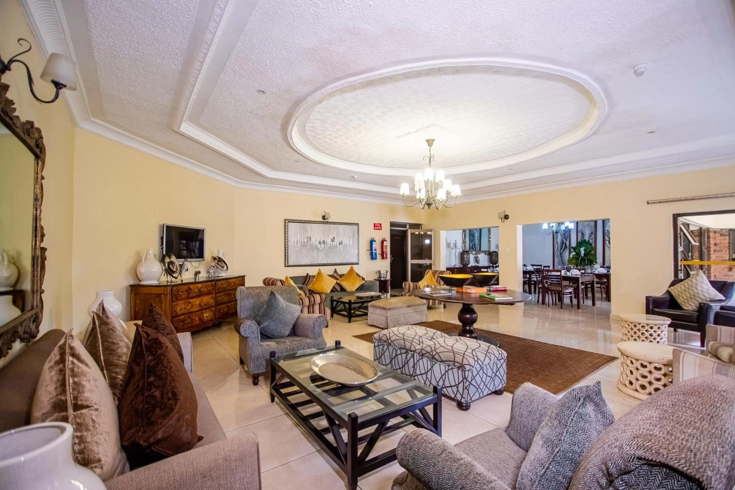Lobby or reception, Seating Area in The Victoria Falls Deluxe Suites