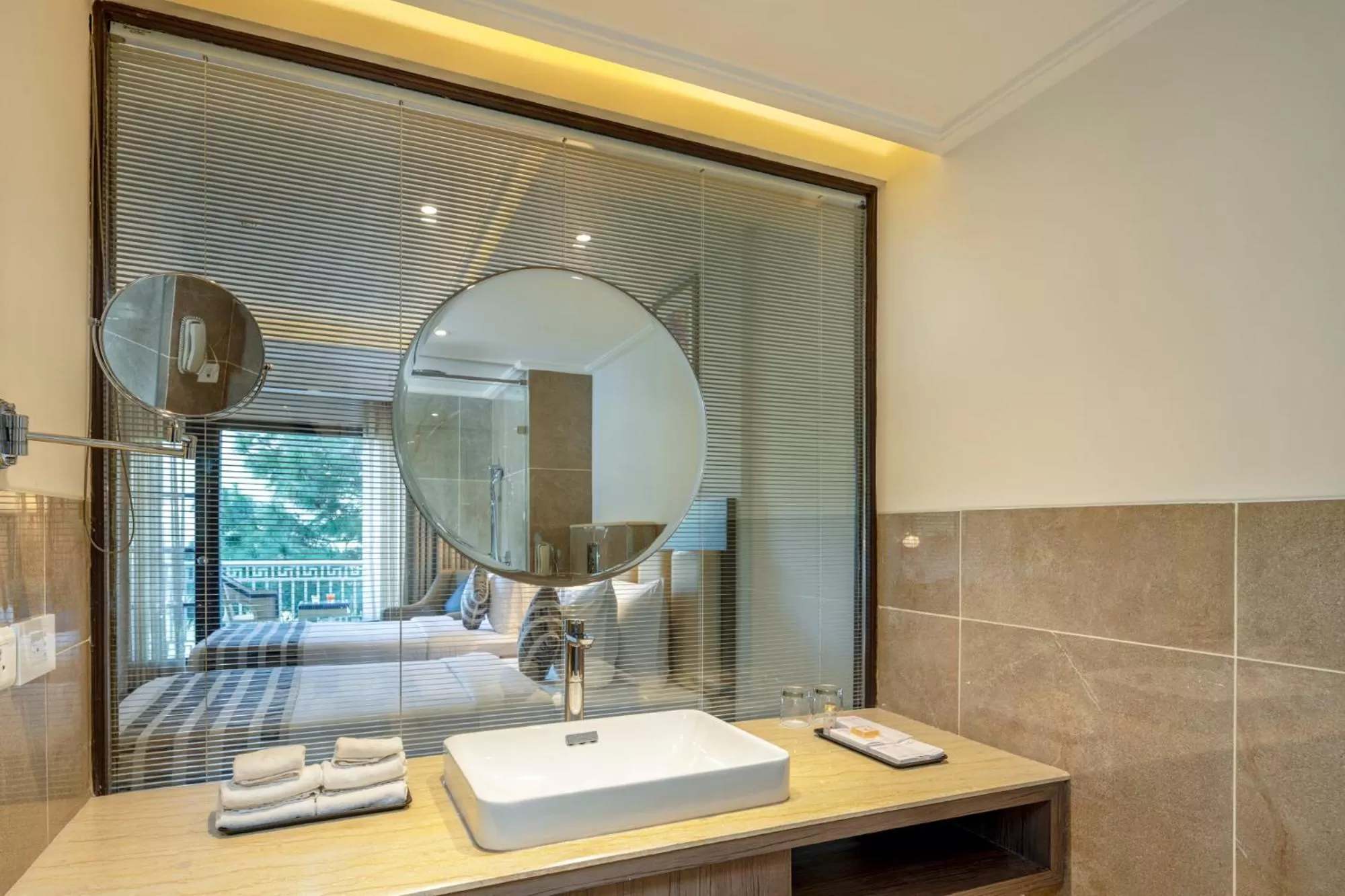Bathroom in Ramada by Wyndham Kasauli