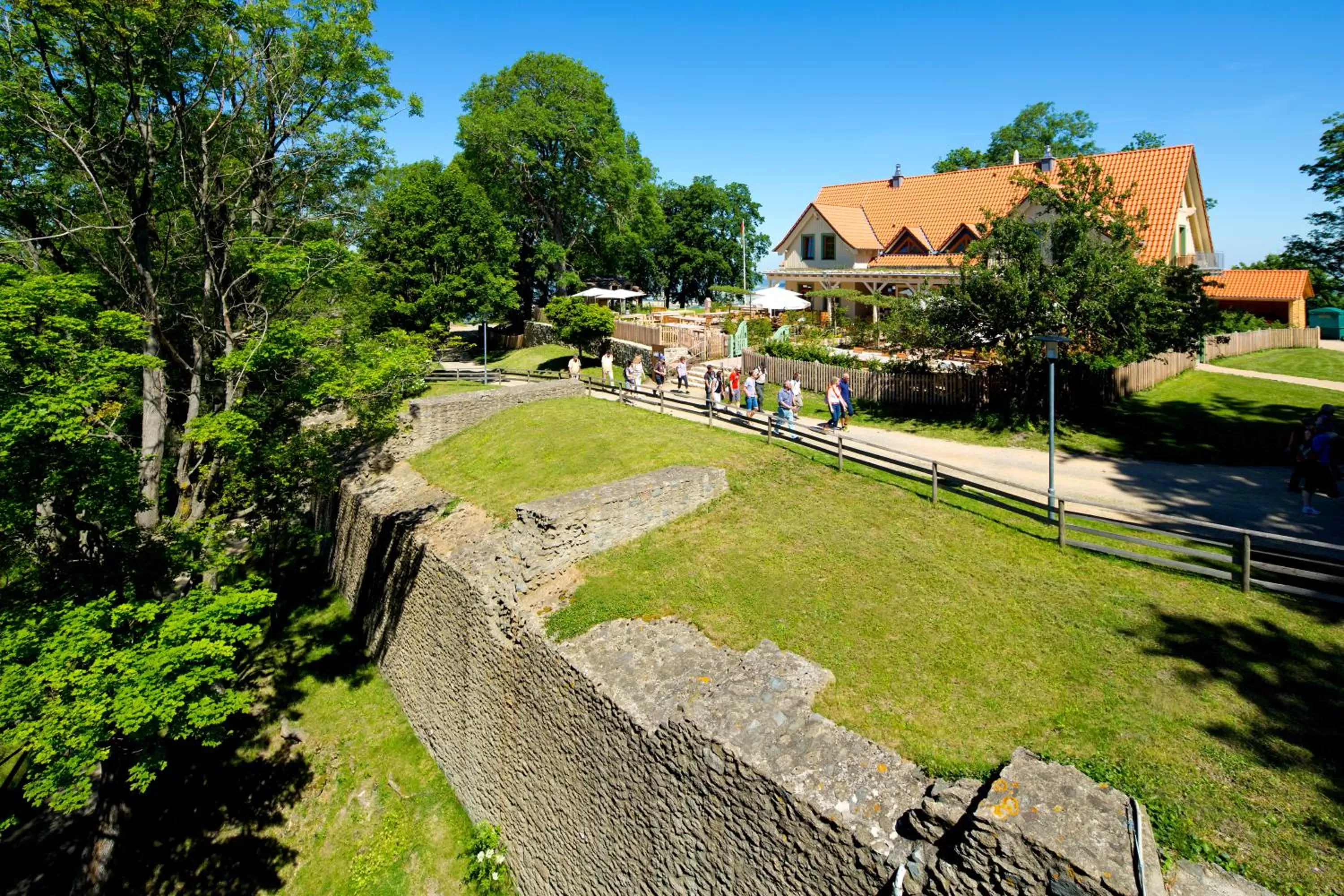 Bird's eye view in Plumbohms Aussichtsreich Gast- und Logierhaus