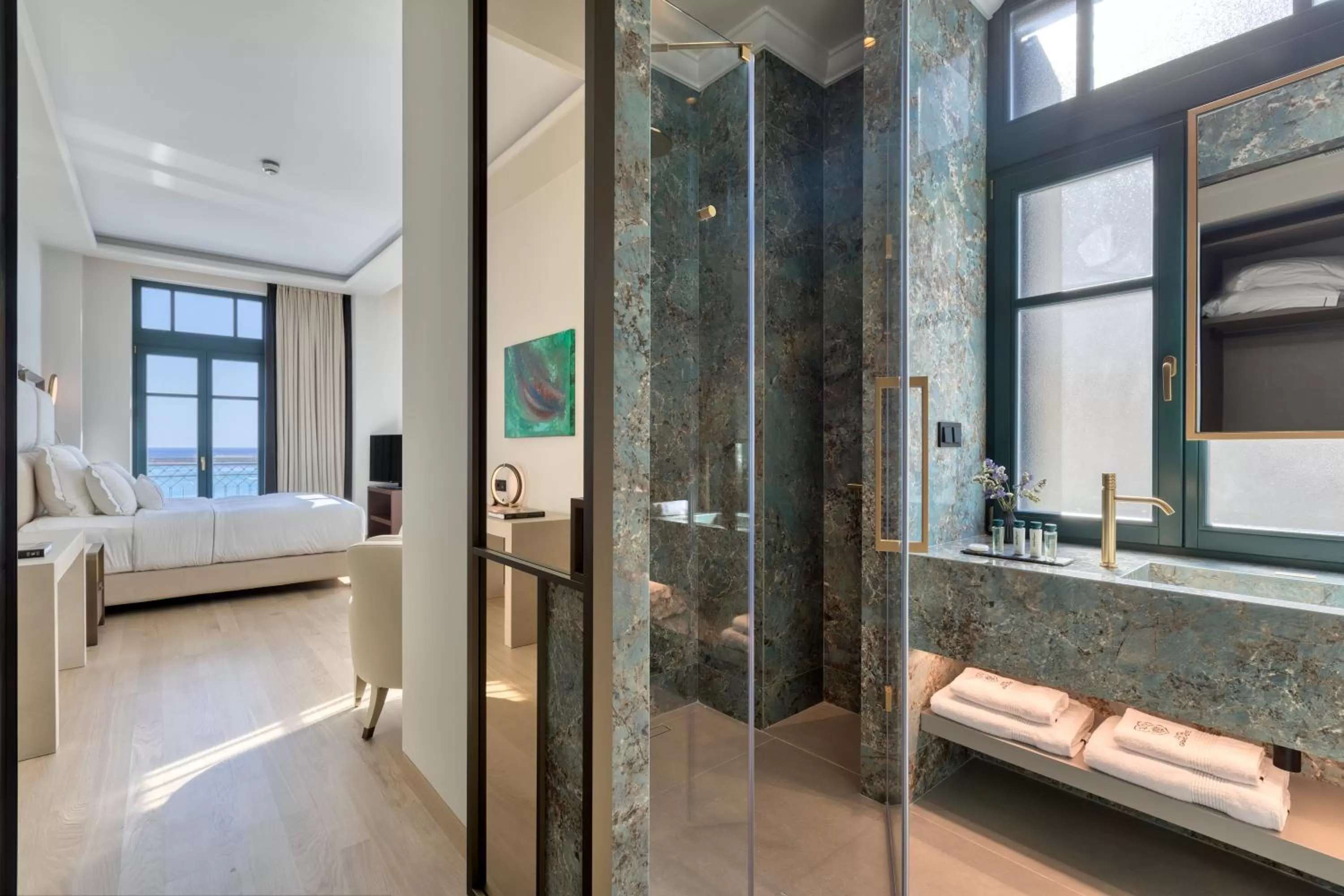 Bathroom in Grand Hotel Kalamata