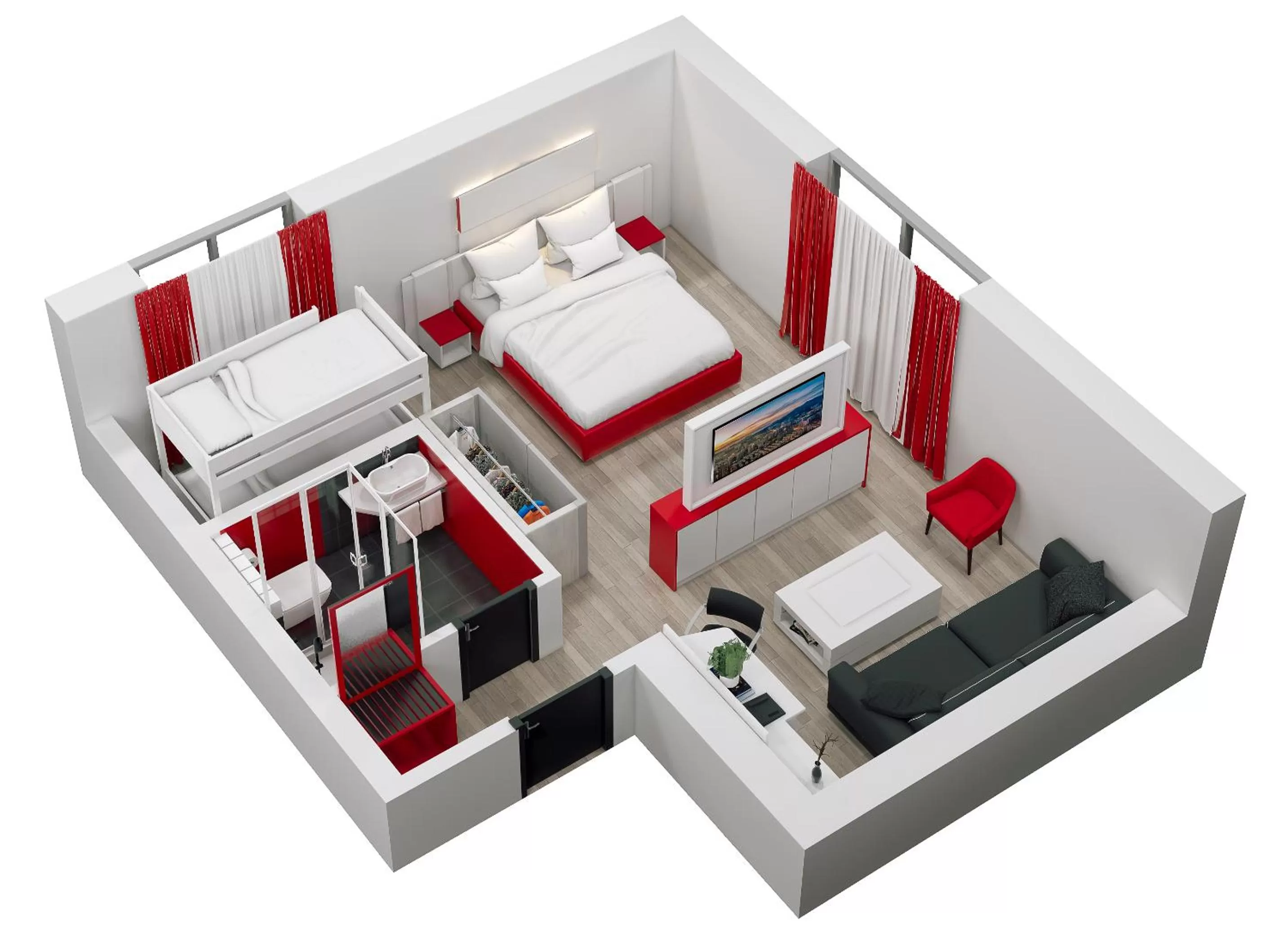 Photo of the whole room in Hotel Andante Rust