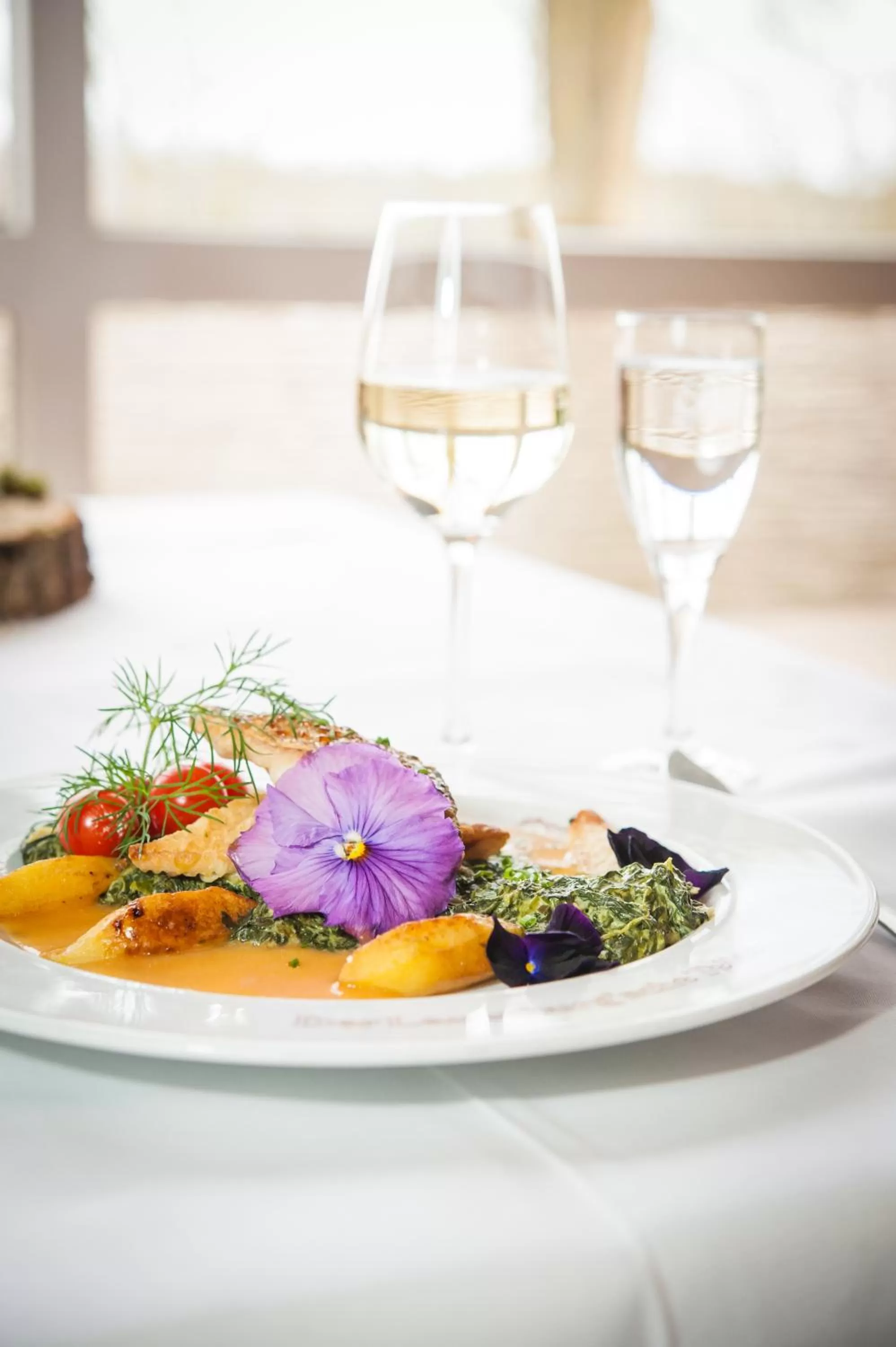 Food close-up in Hotel Quellenhof